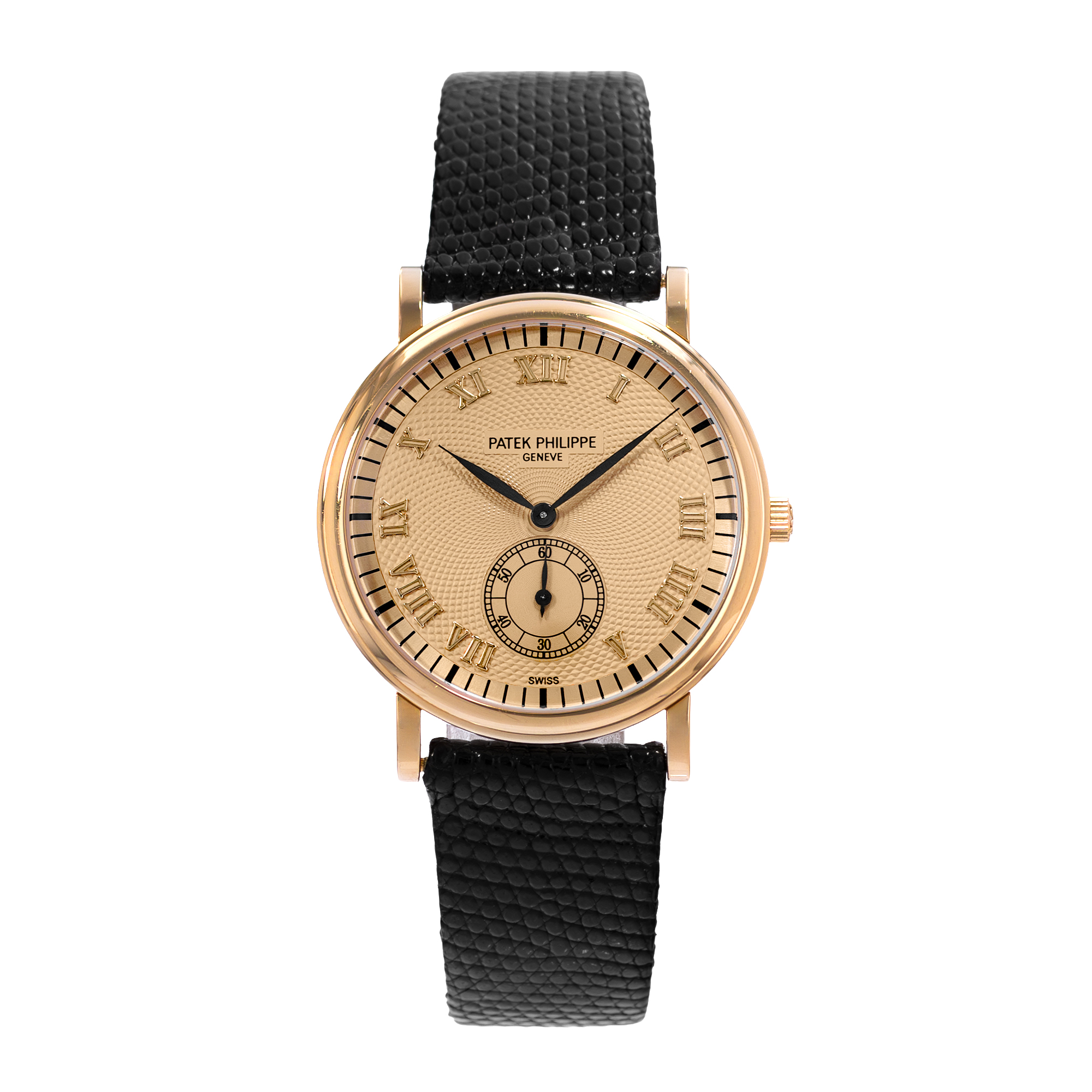 Patek Philippe Calatrava 5022J-001 33mm Roman Yellow Gold Mens Watch 2000 thumbnail 2