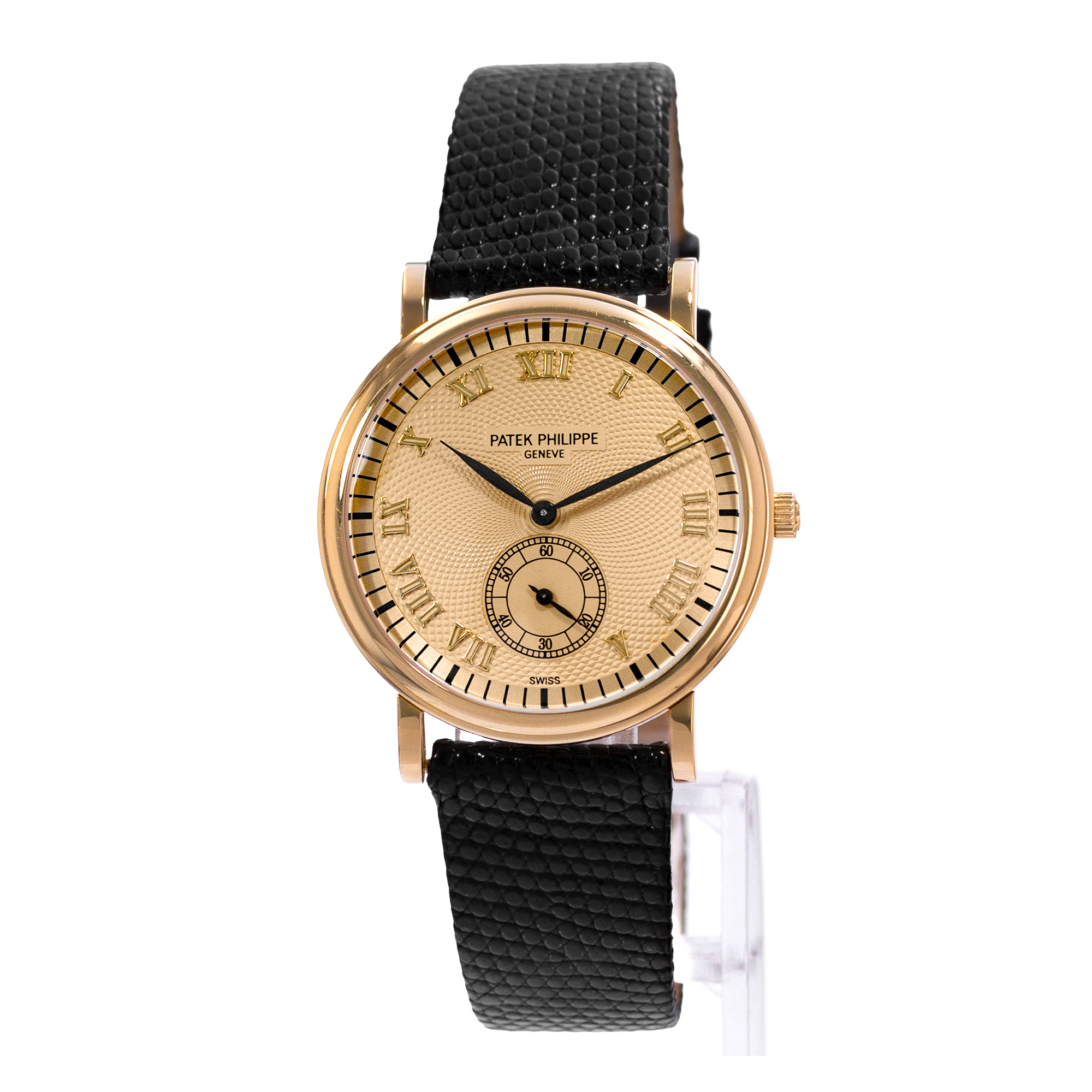 Patek Philippe Calatrava 5022J-001 33mm Roman Yellow Gold Mens Watch 2000 thumbnail 3