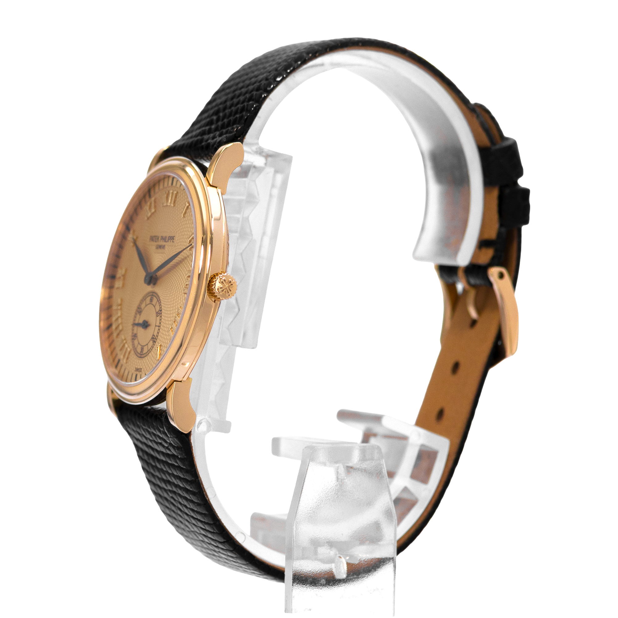 Patek Philippe Calatrava 5022J-001 33mm Roman Yellow Gold Mens Watch 2000 thumbnail 4