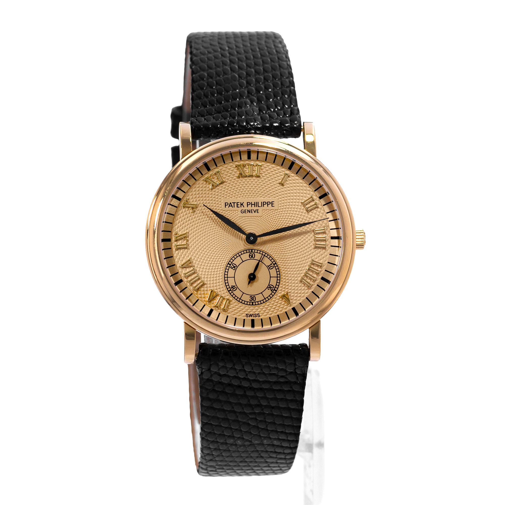Patek Philippe Calatrava 5022J-001 33mm Roman Yellow Gold Mens Watch 2000 thumbnail 6