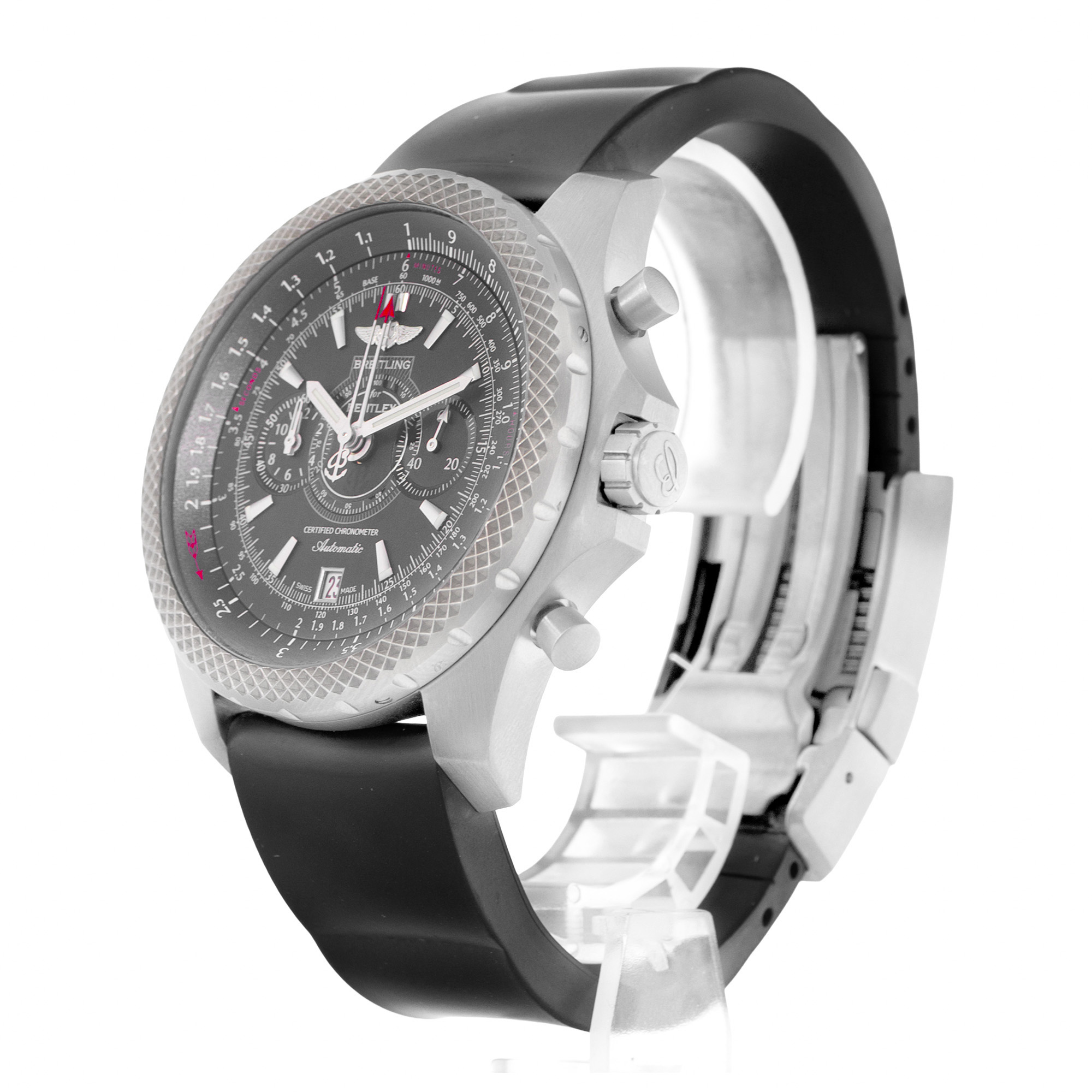 Breitling Bentley Supersports E27365 49mm Black Index Titanium Mens Watch 2017 thumbnail 5