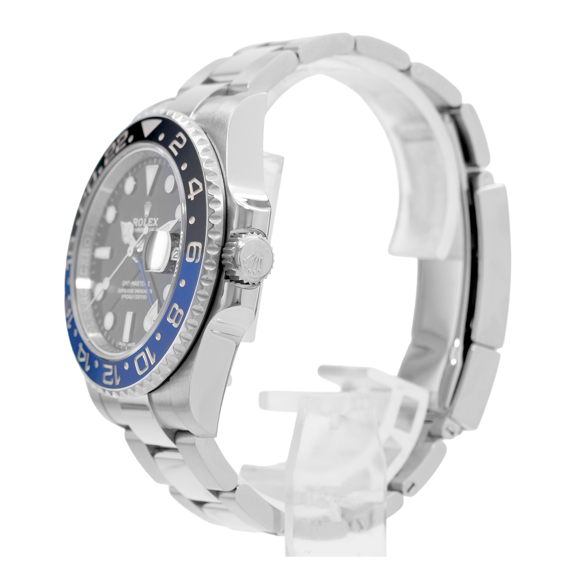 Rolex GMT-Master II 116710 BLNR Batman 40mm Black Blue Steel Mens Watch 2015 thumbnail 4