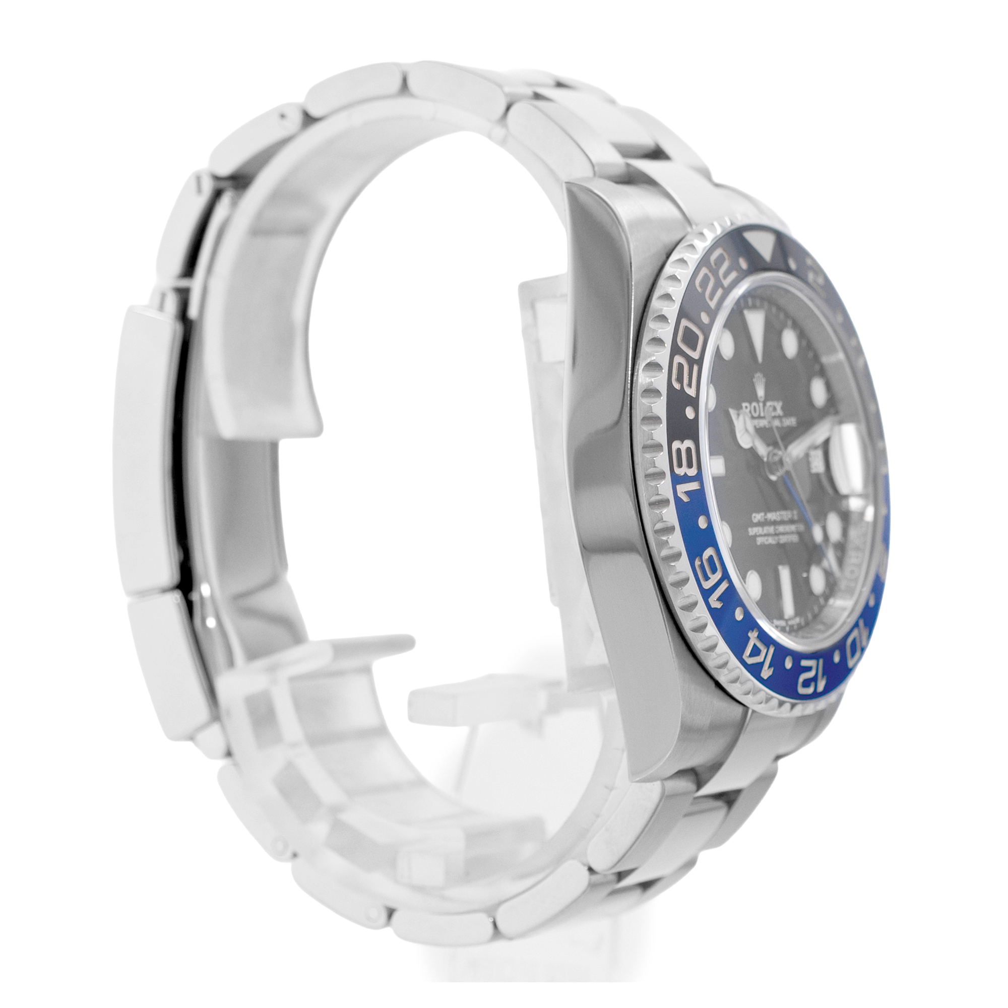 Rolex GMT-Master II 116710 BLNR Batman 40mm Black Blue Steel Mens Watch 2015 thumbnail 5