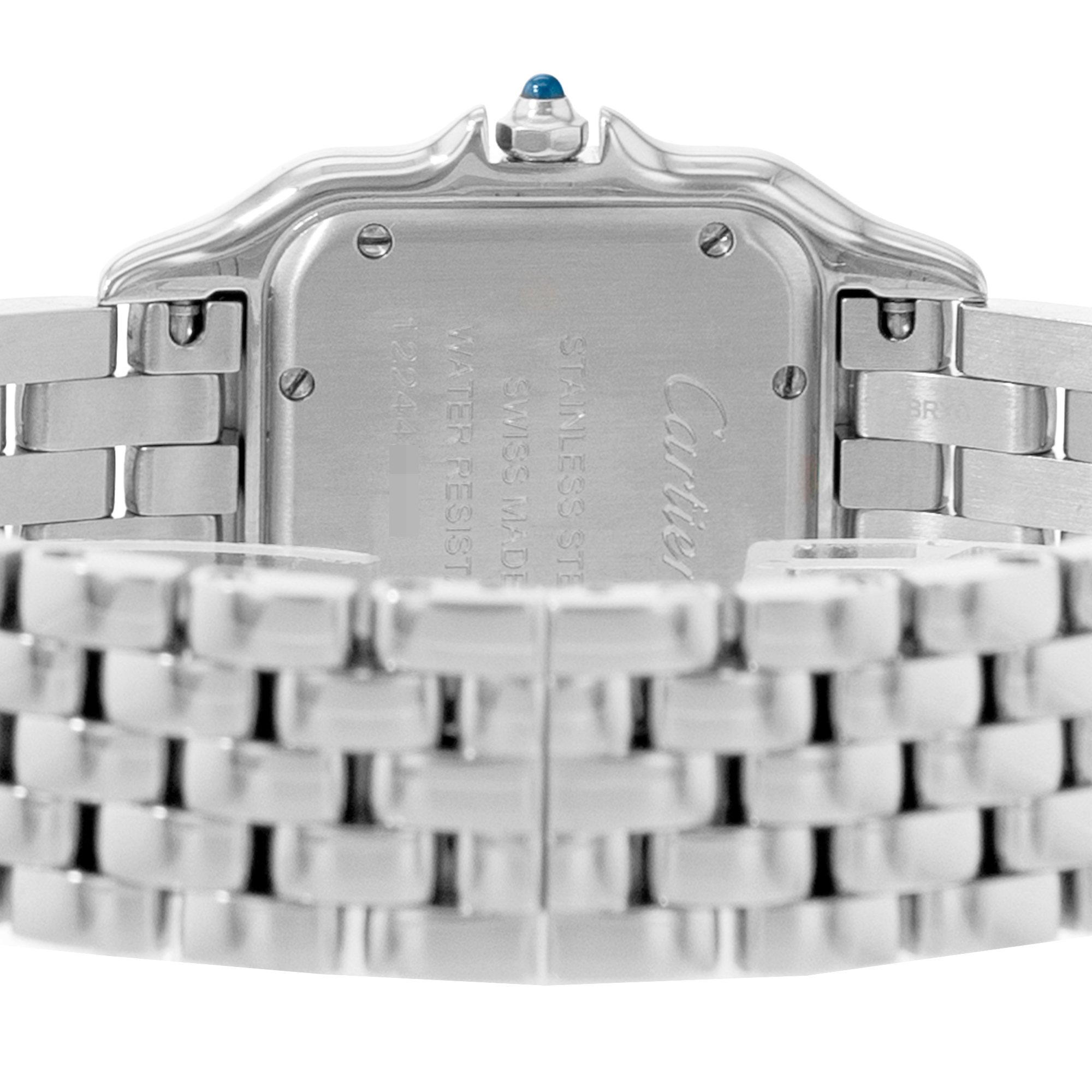 Cartier Panthere 27mm WSPN0007 4016 Silver Roman Steel Quartz Ladies Watch 2019 thumbnail 8
