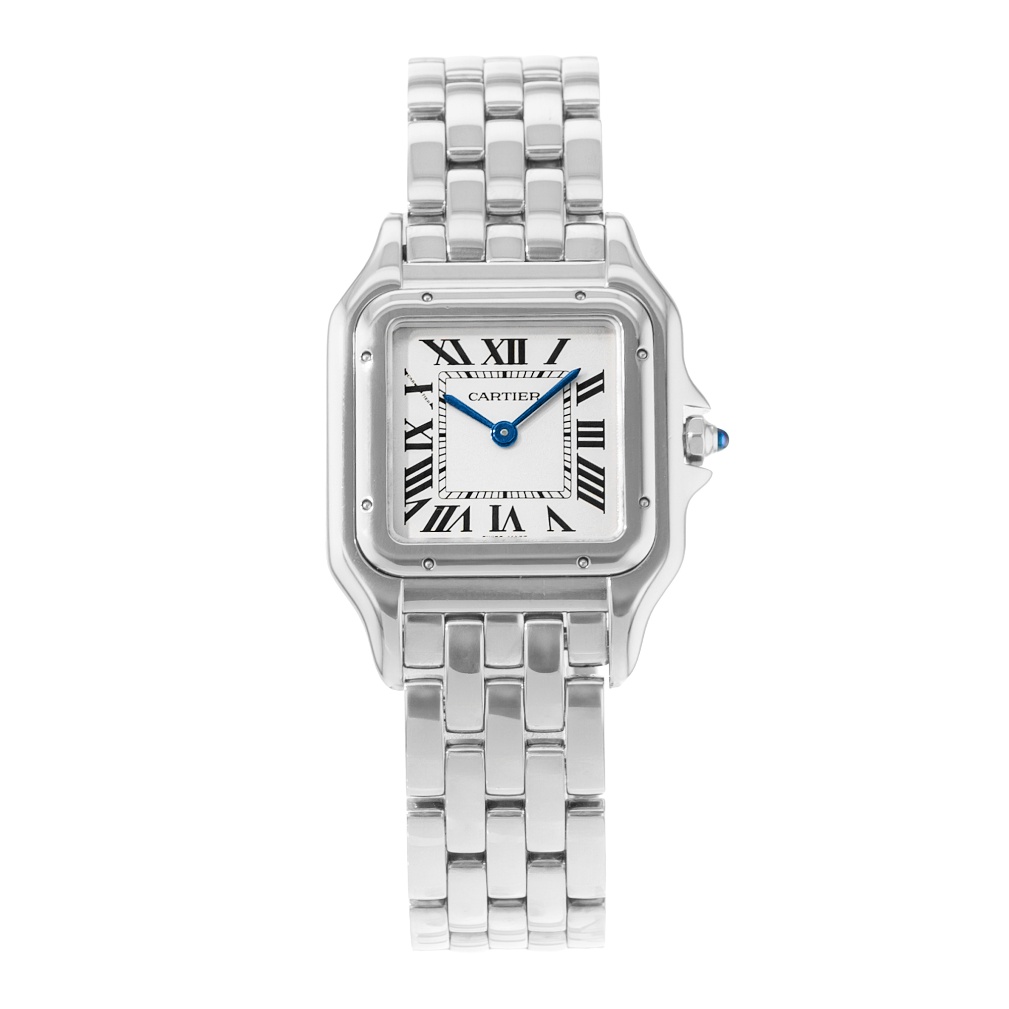 Cartier Panthere 27mm WSPN0007 4016 Silver Roman Steel Quartz Ladies Watch 2019 thumbnail 2