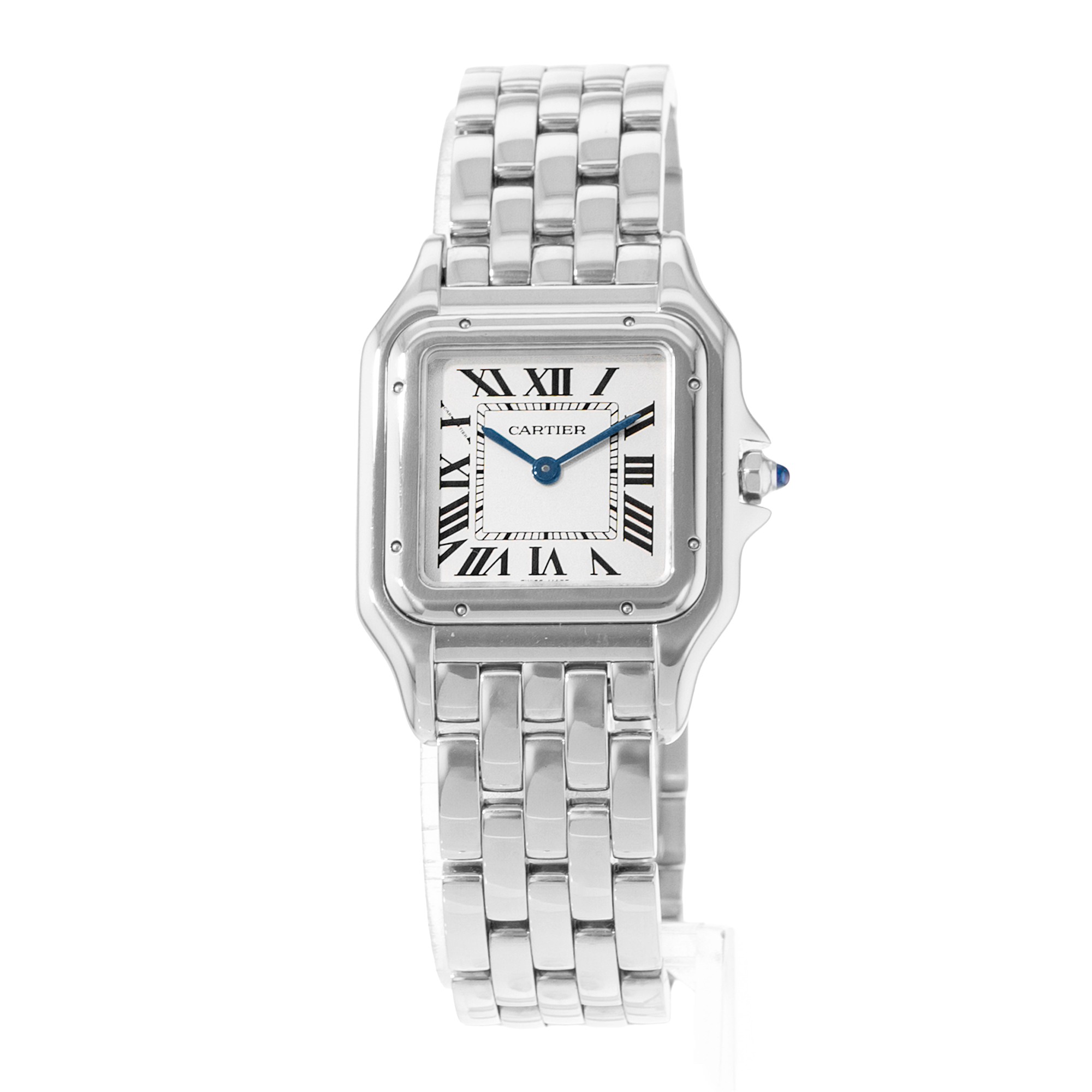 Cartier Panthere 27mm WSPN0007 4016 Silver Roman Steel Quartz Ladies Watch 2019 thumbnail 3