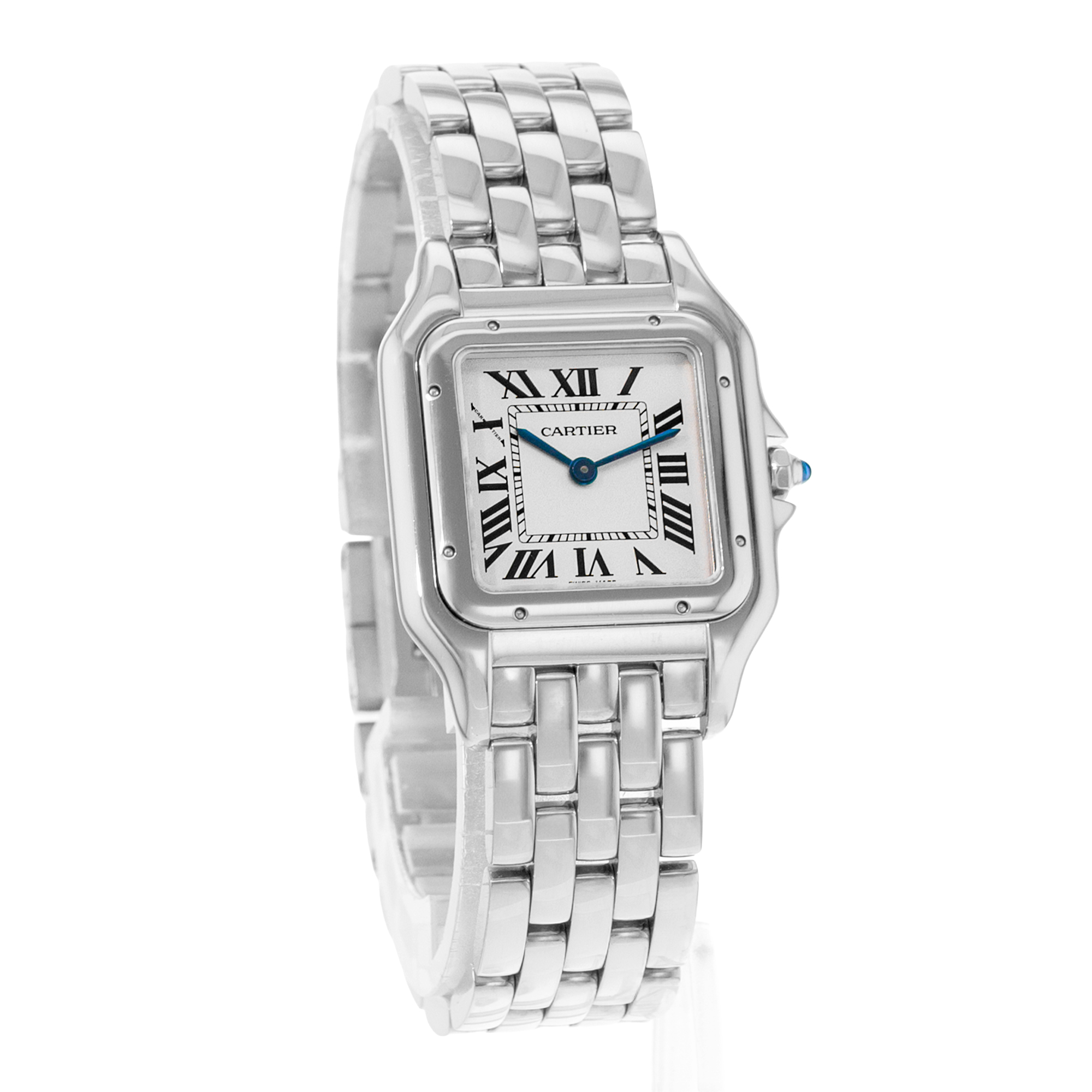 Cartier Panthere 27mm WSPN0007 4016 Silver Roman Steel Quartz Ladies Watch 2019 thumbnail 6