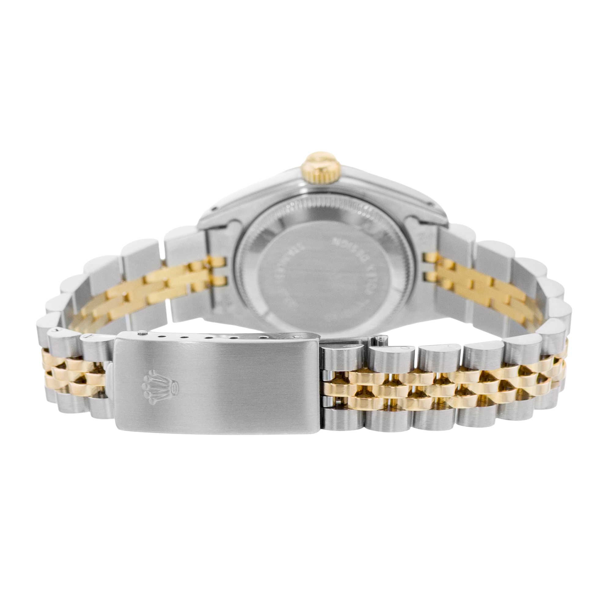 Rolex Datejust 26 69173 Champagne Index Steel Gold Jubilee Ladies Watch 1989 thumbnail 7