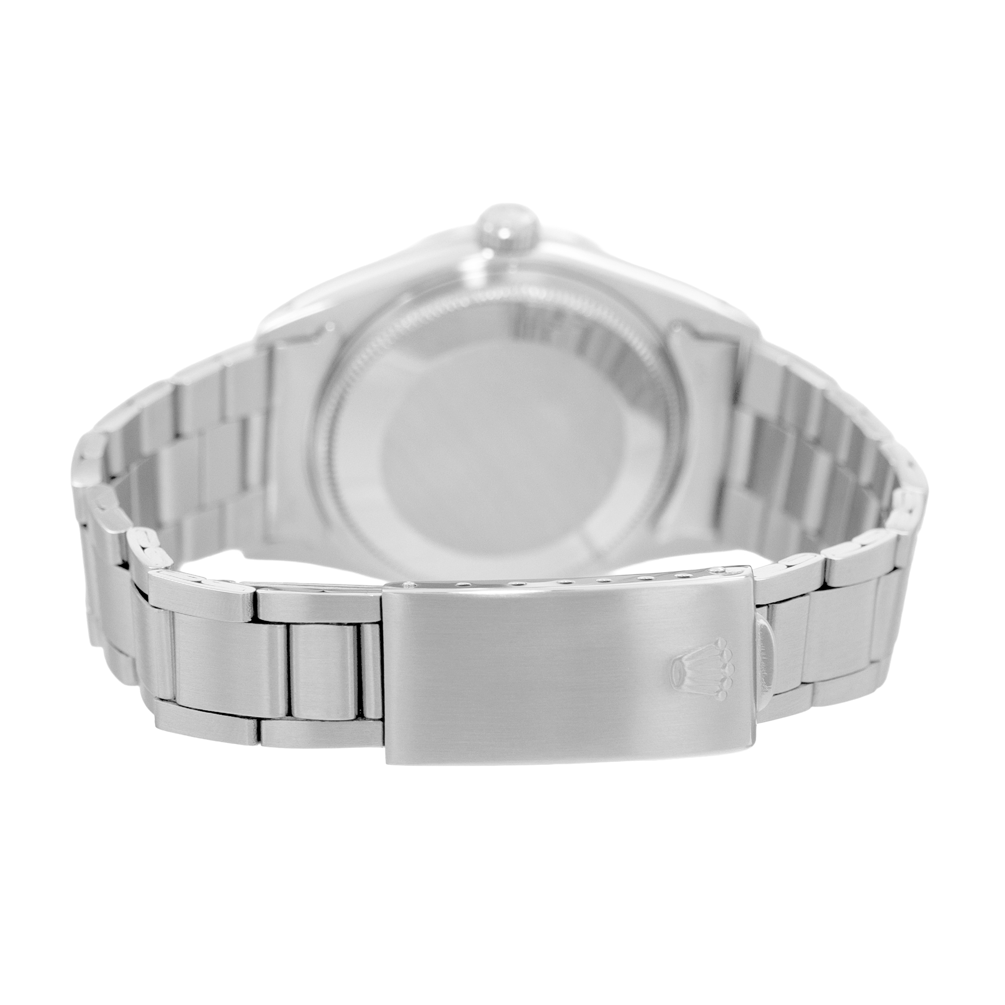 Rolex Air King 34 14000 White Roman Steel Smooth Automatic Mens Watch 1990 thumbnail 7