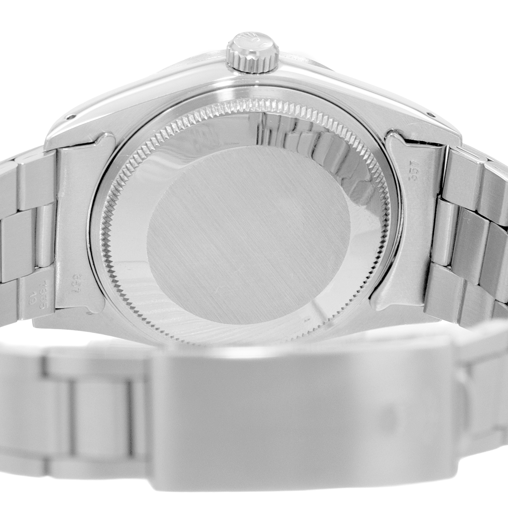 Rolex Air King 34 14000 White Roman Steel Smooth Automatic Mens Watch 1990 thumbnail 8