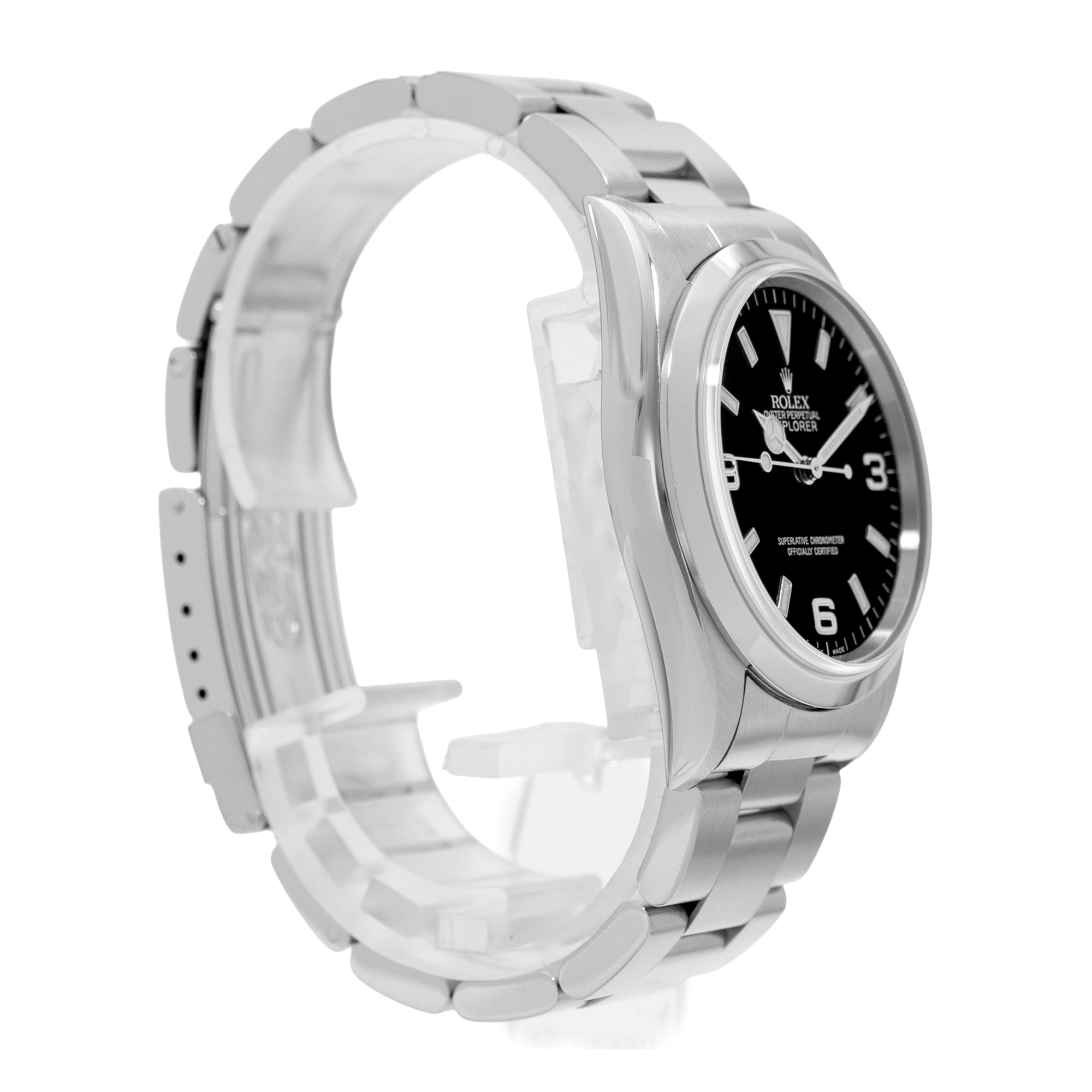 Rolex Explorer 36 14270 Black Arabic Steel Oyster Automatic Mens Watch 1999 thumbnail 6