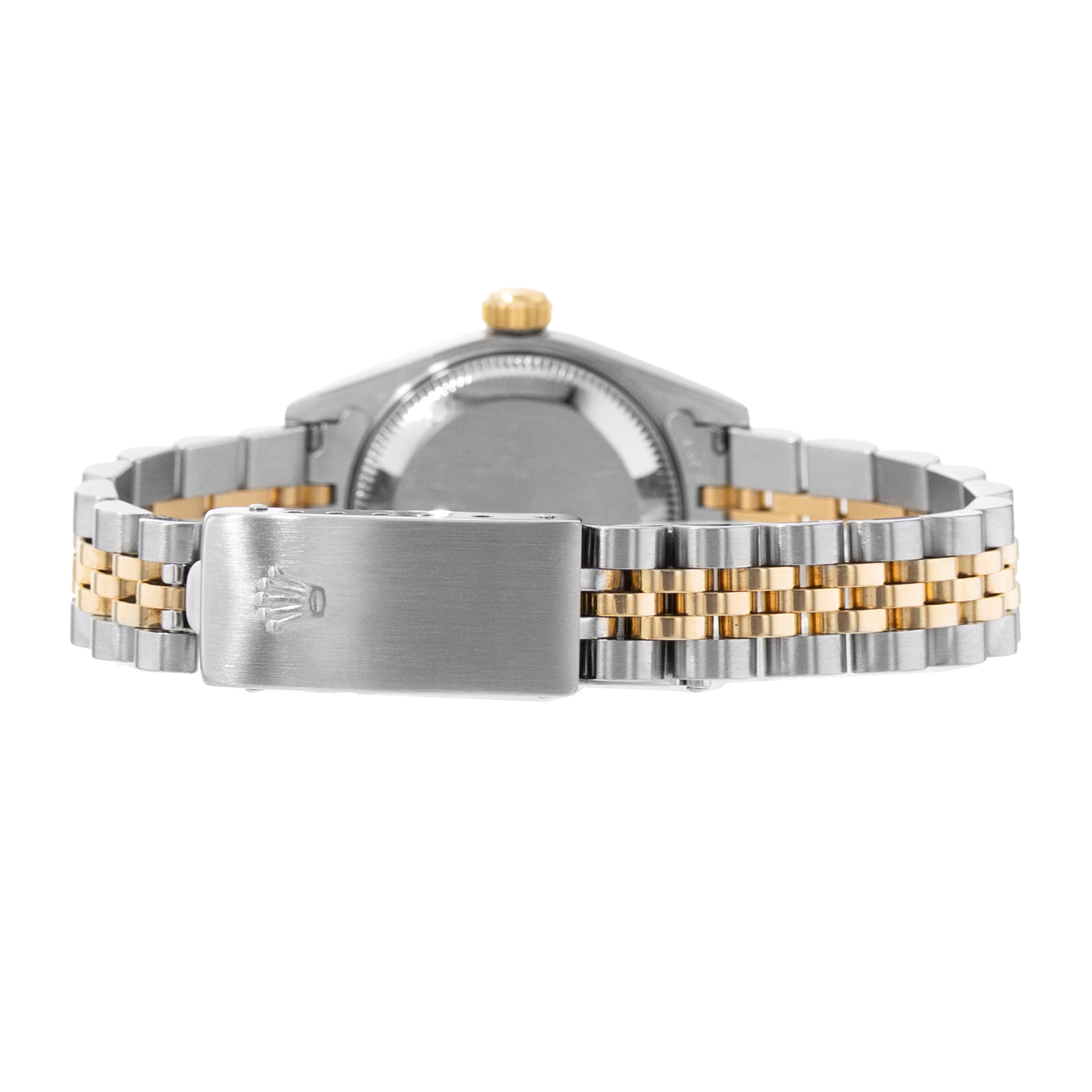 Rolex Datejust 26 69173 White Roman Steel Yellow Gold Jubilee Ladies Watch 1996 thumbnail 7