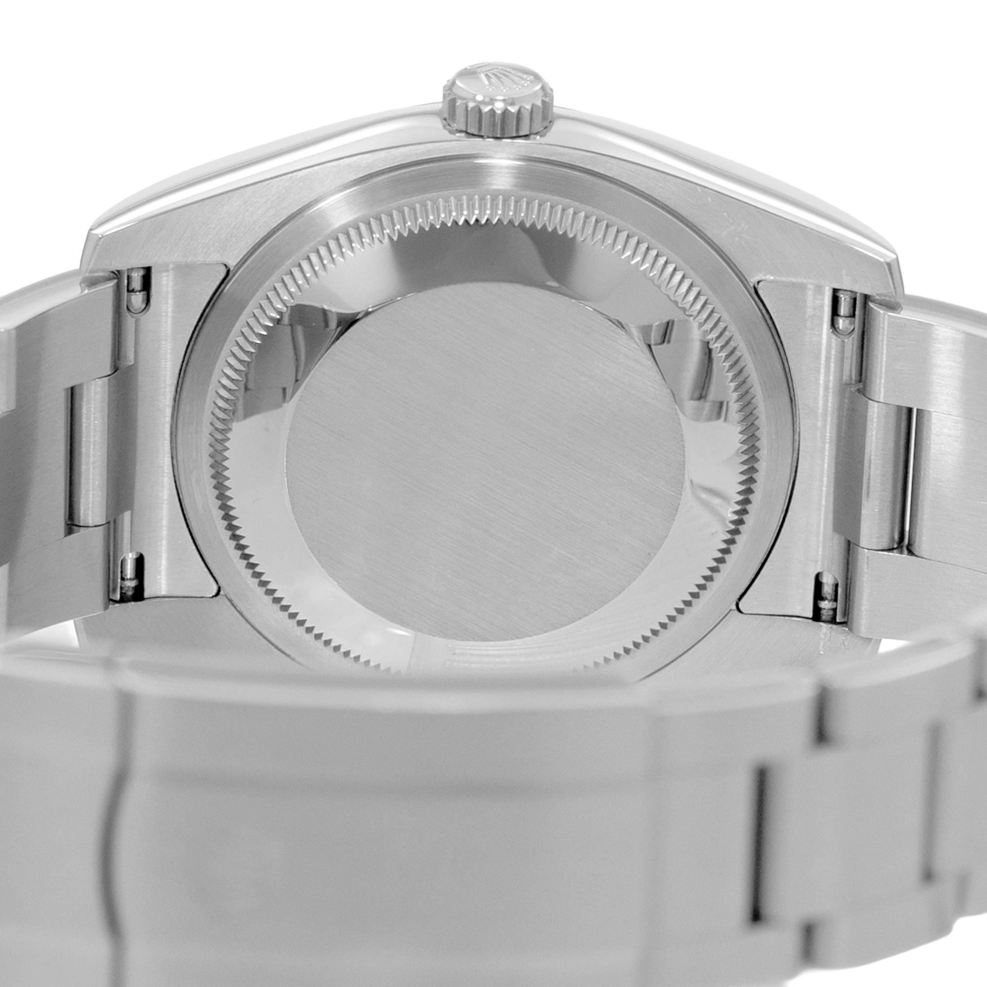 Rolex Oyster Perpetual 36 116000 Blue Arabic Steel Smooth Oyster Mens Watch 2017 thumbnail 9