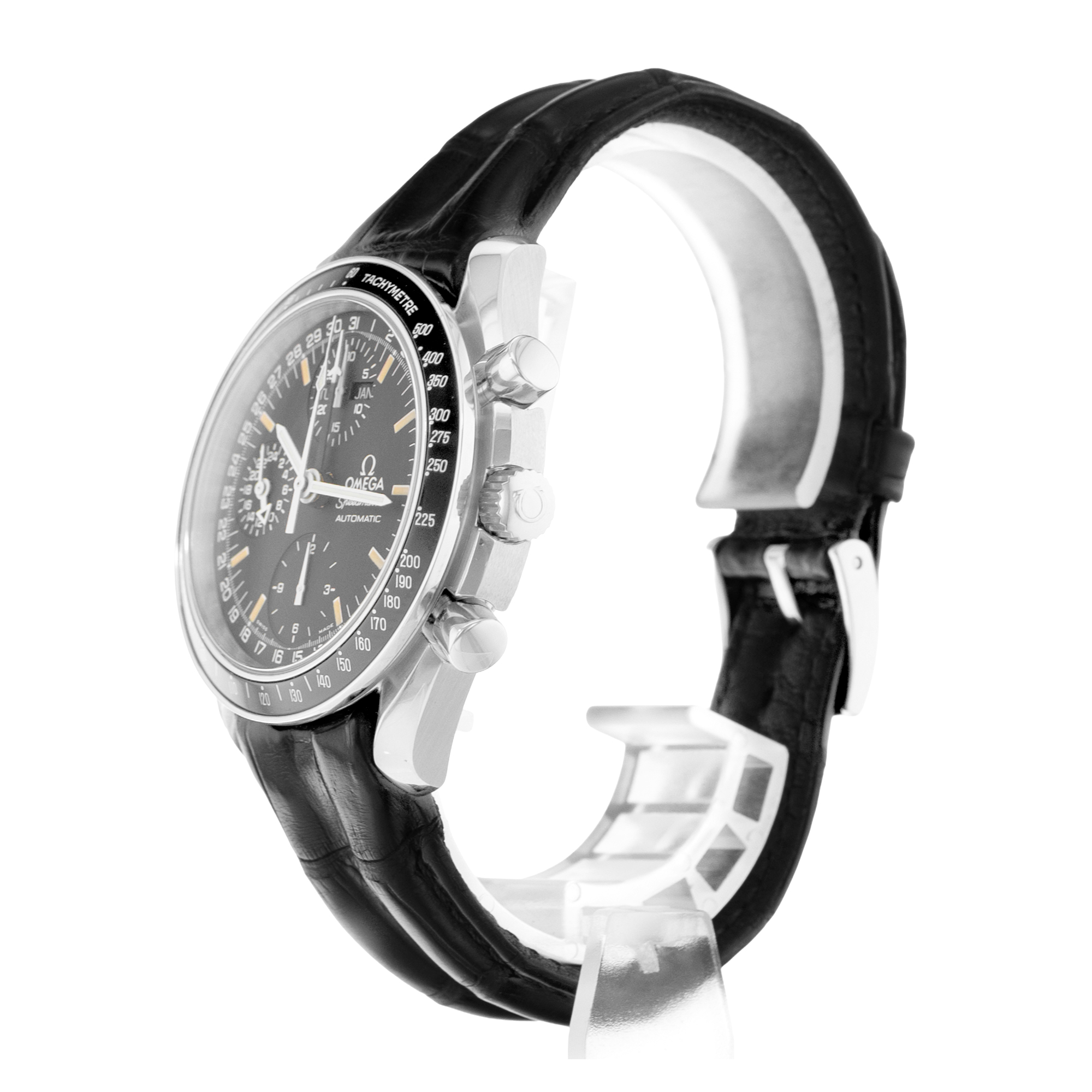 Omega Speedmaster Day Date 3520.50.00 39mm Black Index Steel Mens Watch 1999 thumbnail 5