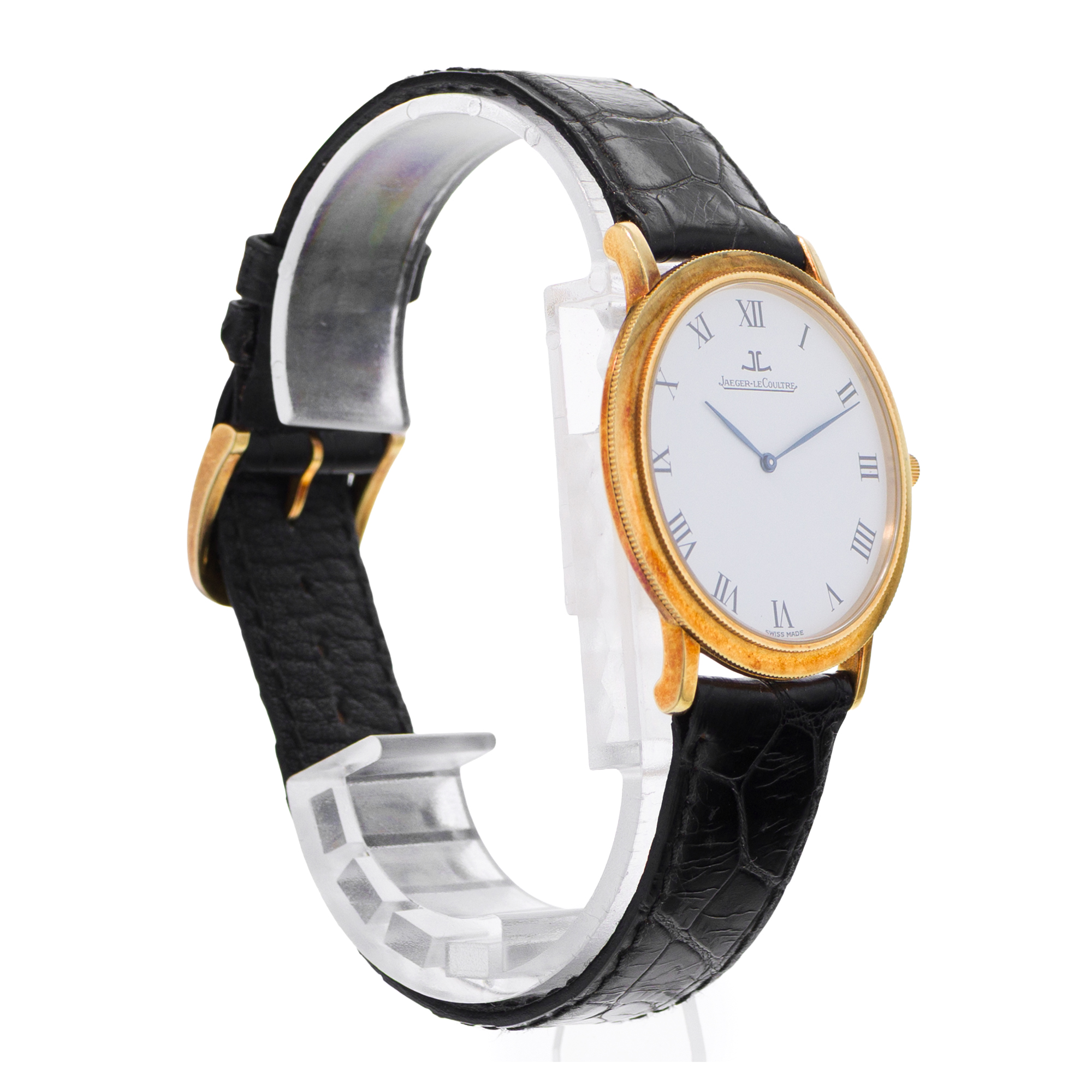 Jaeger LeCoultre Gentilhomme 152.1.79 34mm White Roman Yellow Gold Mens Watch thumbnail 5