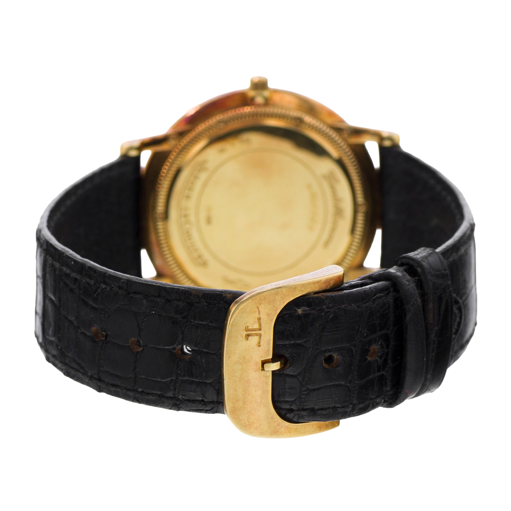 Jaeger LeCoultre Gentilhomme 152.1.79 34mm White Roman Yellow Gold Mens Watch thumbnail 7