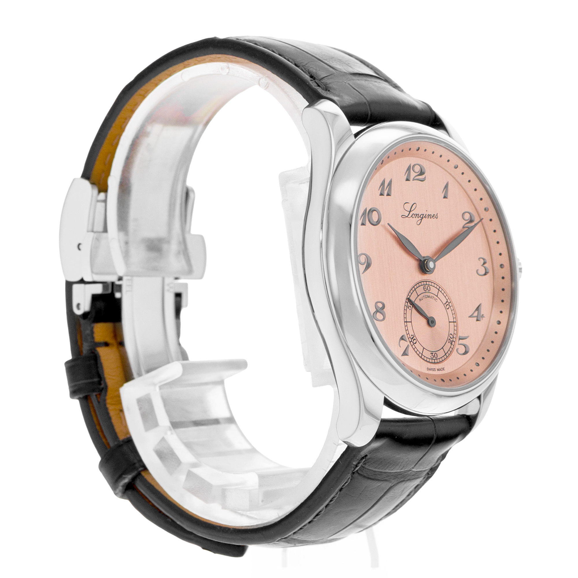 Longines Master Collection L2.843.4.93.2 38mm Pink Arabic Steel Mens Watch 2024 thumbnail 6