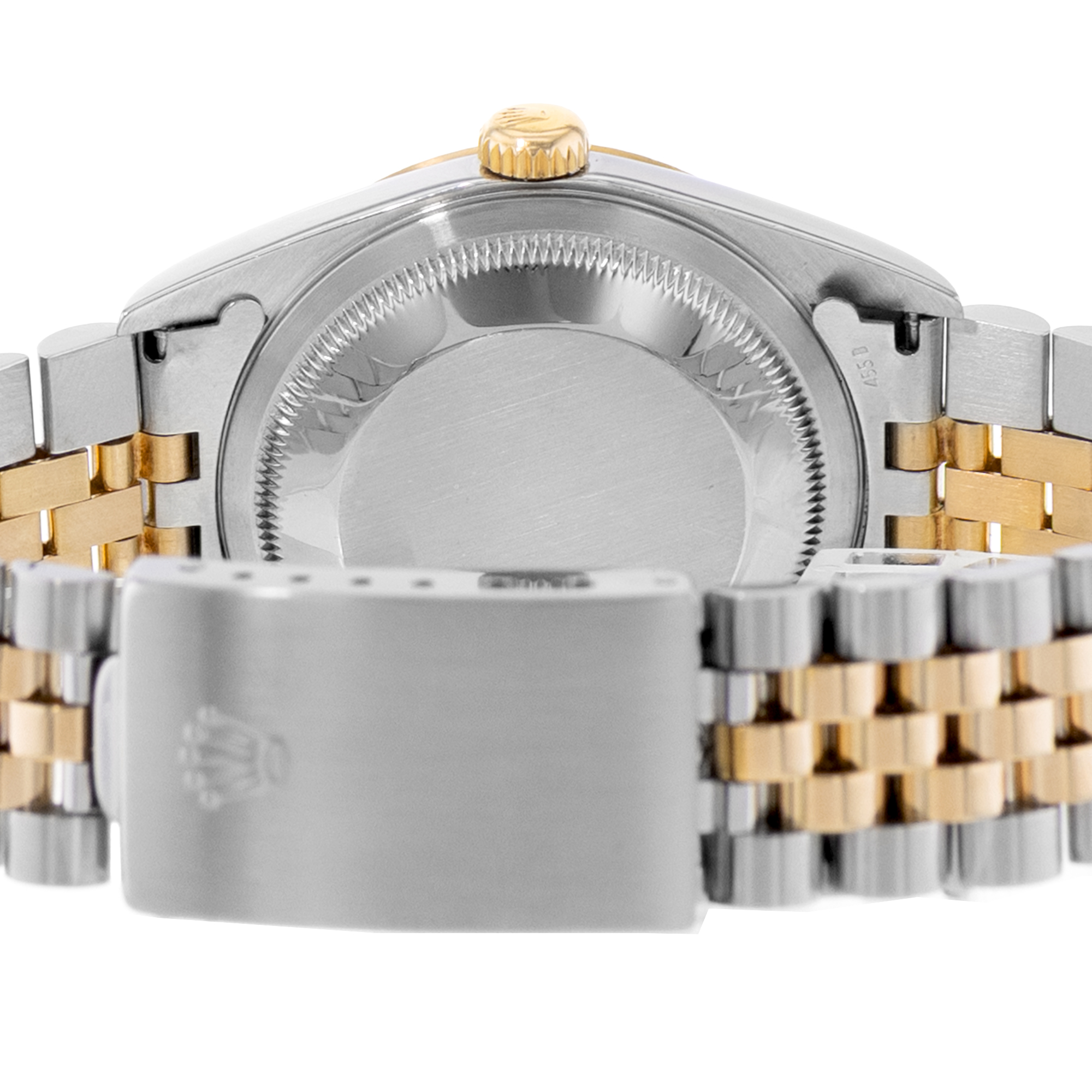 Rolex Datejust 36 16233 Grey Patina Index Steel Yellow Gold Mens Watch 1997 thumbnail 9