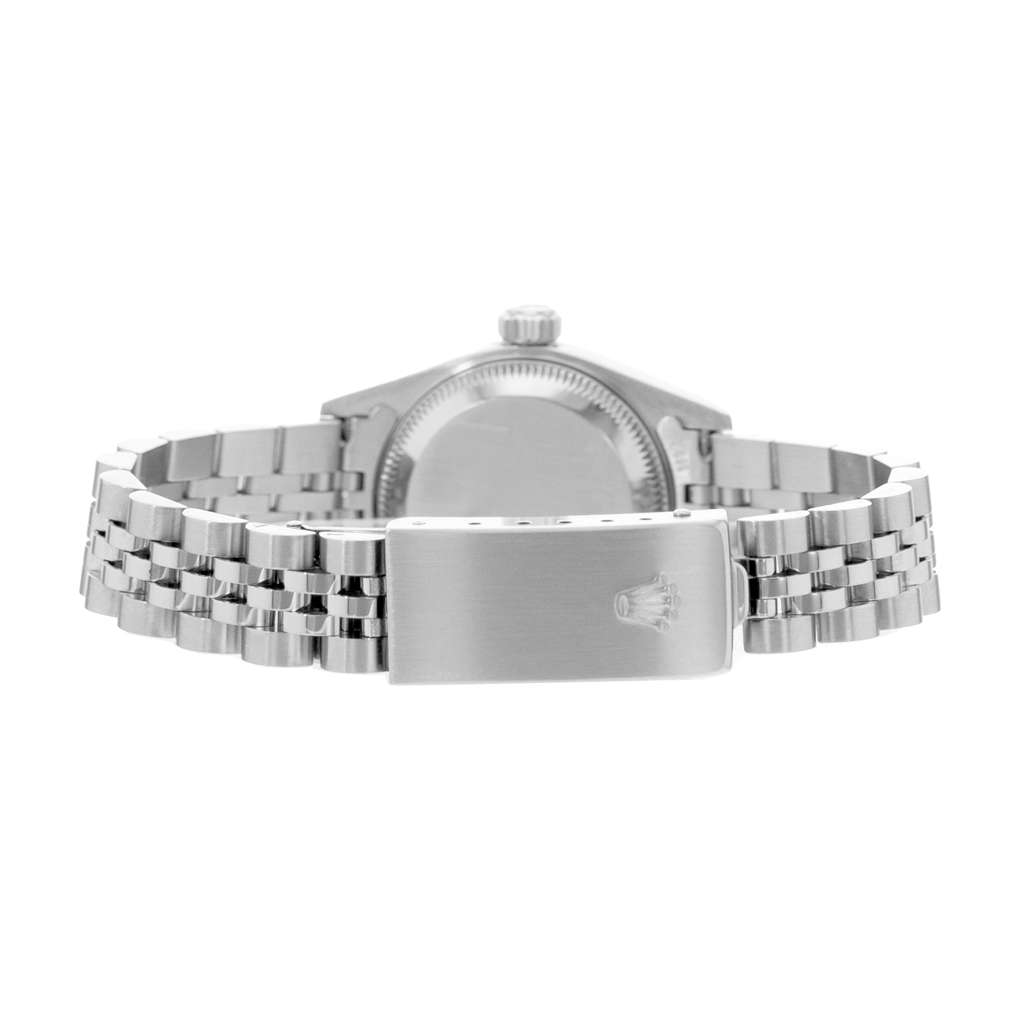 Rolex Datejust 26 79174 Silver Diamond Fluted Steel White Gold Ladies Watch 2000 thumbnail 7