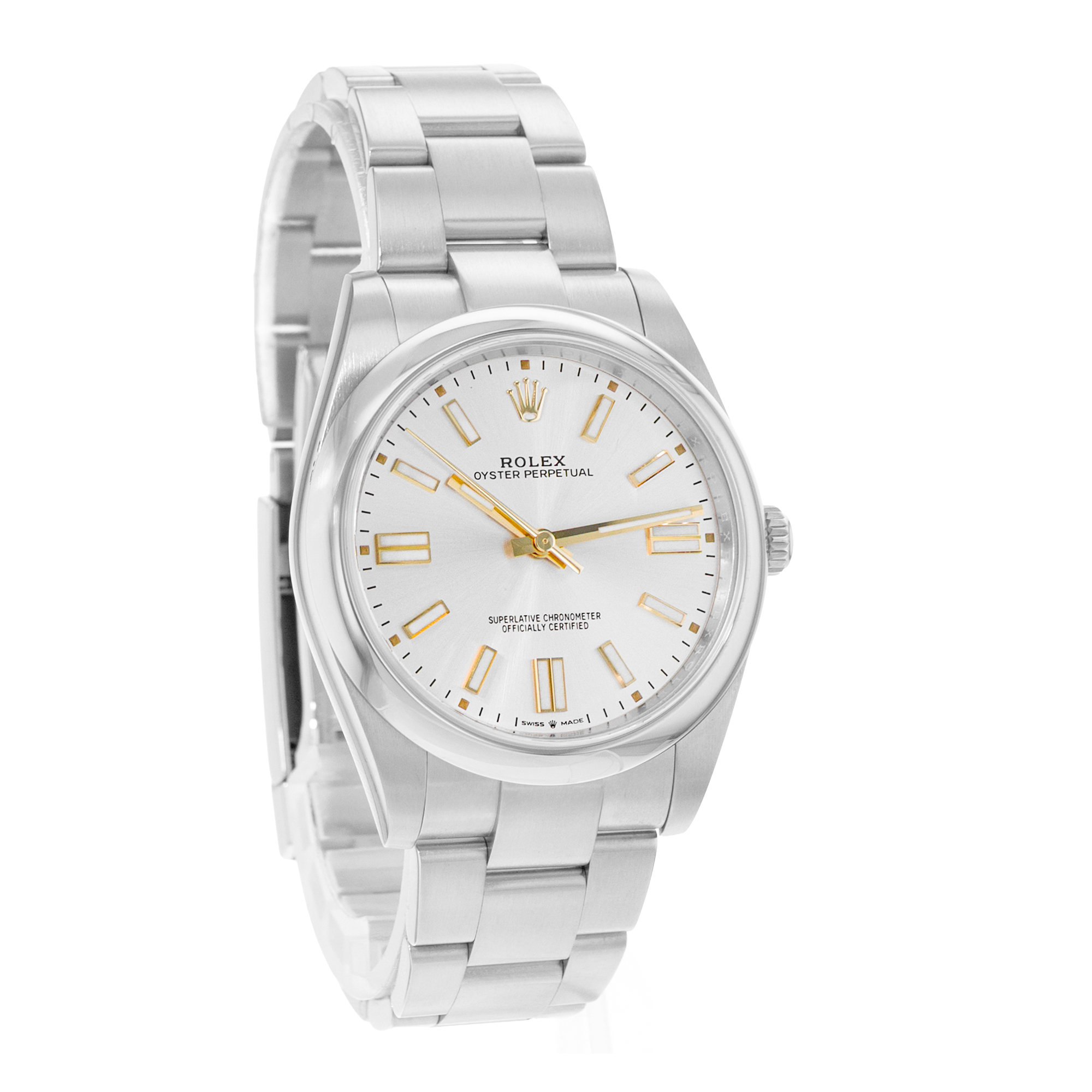 Rolex Oyster Perpetual 41 124300 Silver Index Steel Oyster Mens Watch 2023 thumbnail 7