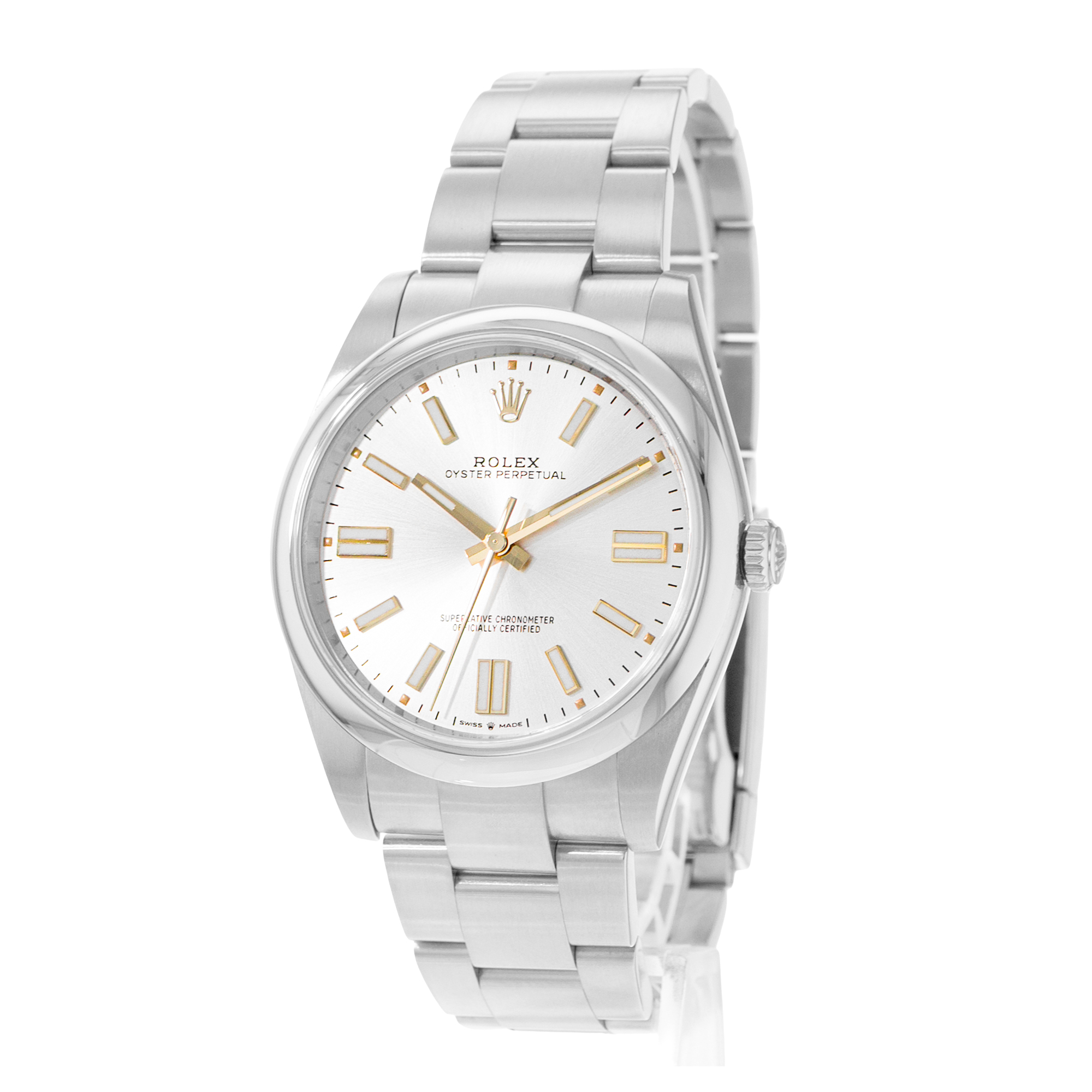 Rolex Oyster Perpetual 41 124300 Silver Index Steel Oyster Mens Watch 2023 thumbnail 4