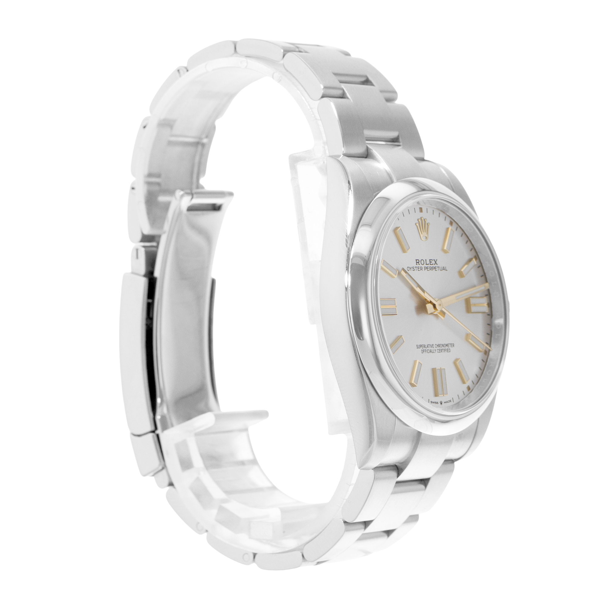Rolex Oyster Perpetual 41 124300 Silver Index Steel Oyster Mens Watch 2023 thumbnail 6