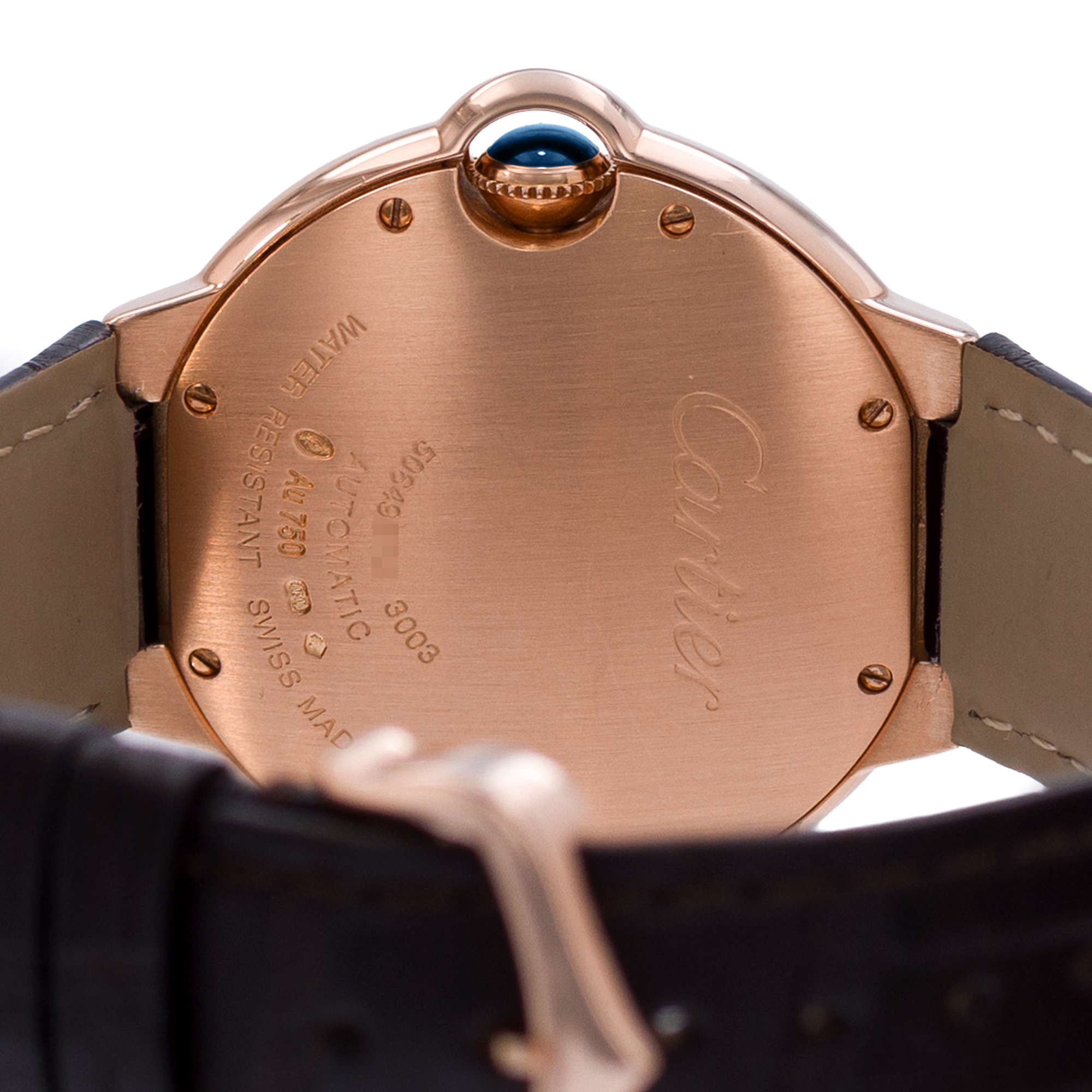 Cartier Ballon Bleu 36mm WE902028 3003 Silver Diamond Rose Gold Ladies Watch thumbnail 8