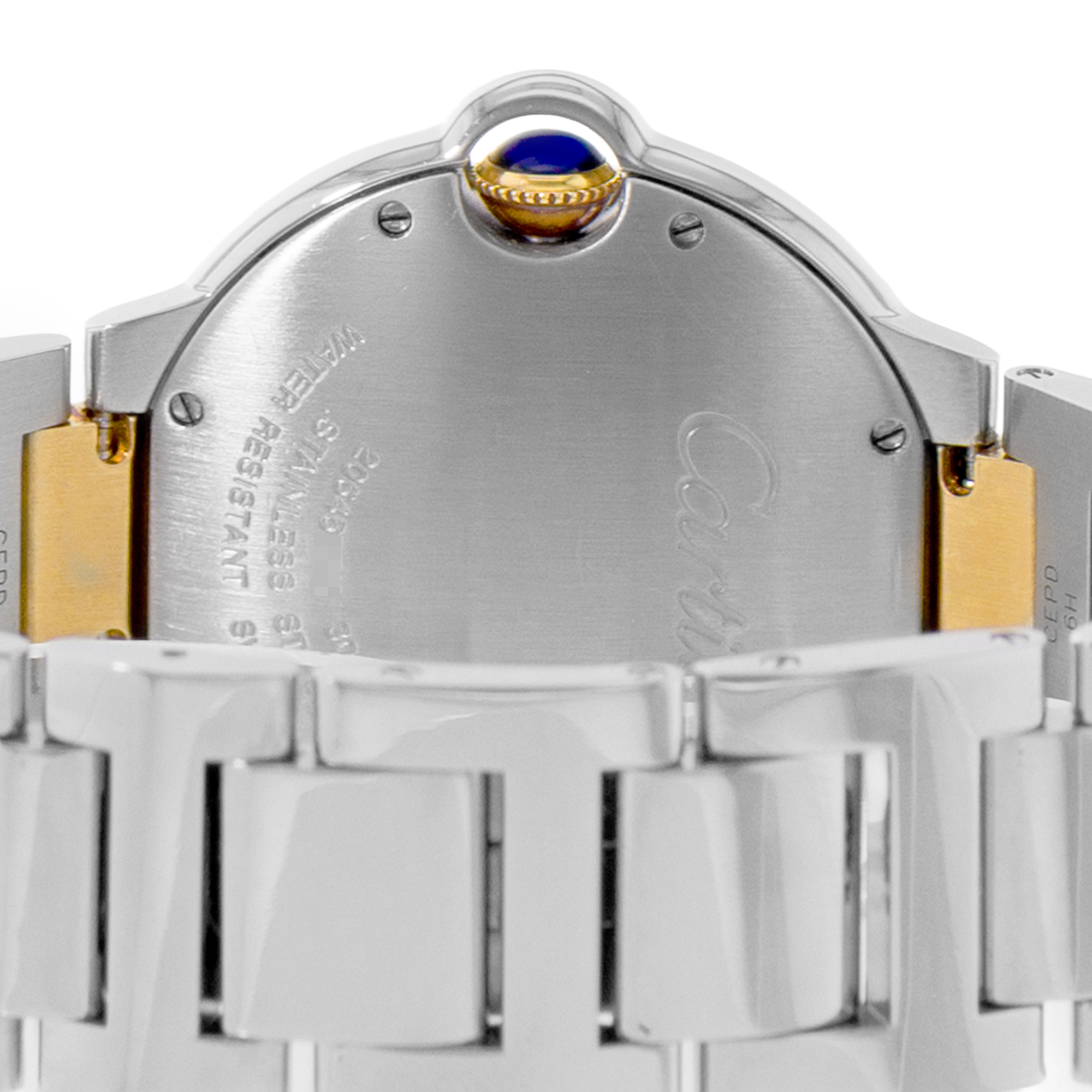 Cartier Ballon Bleu 36mm W69008Z3 3005 Silver Steel Gold Mens Watch Papers 2009 thumbnail 9