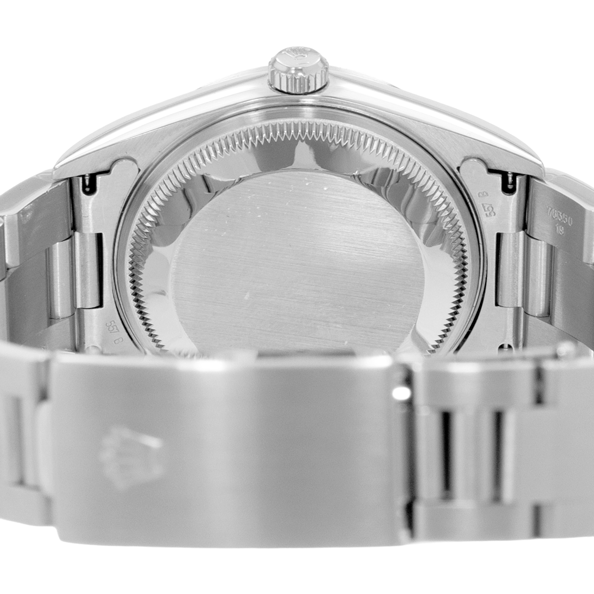 Rolex Oyster Perpetual Date 34 15200 Black Index Steel Mens Watch Papers 2000 thumbnail 9