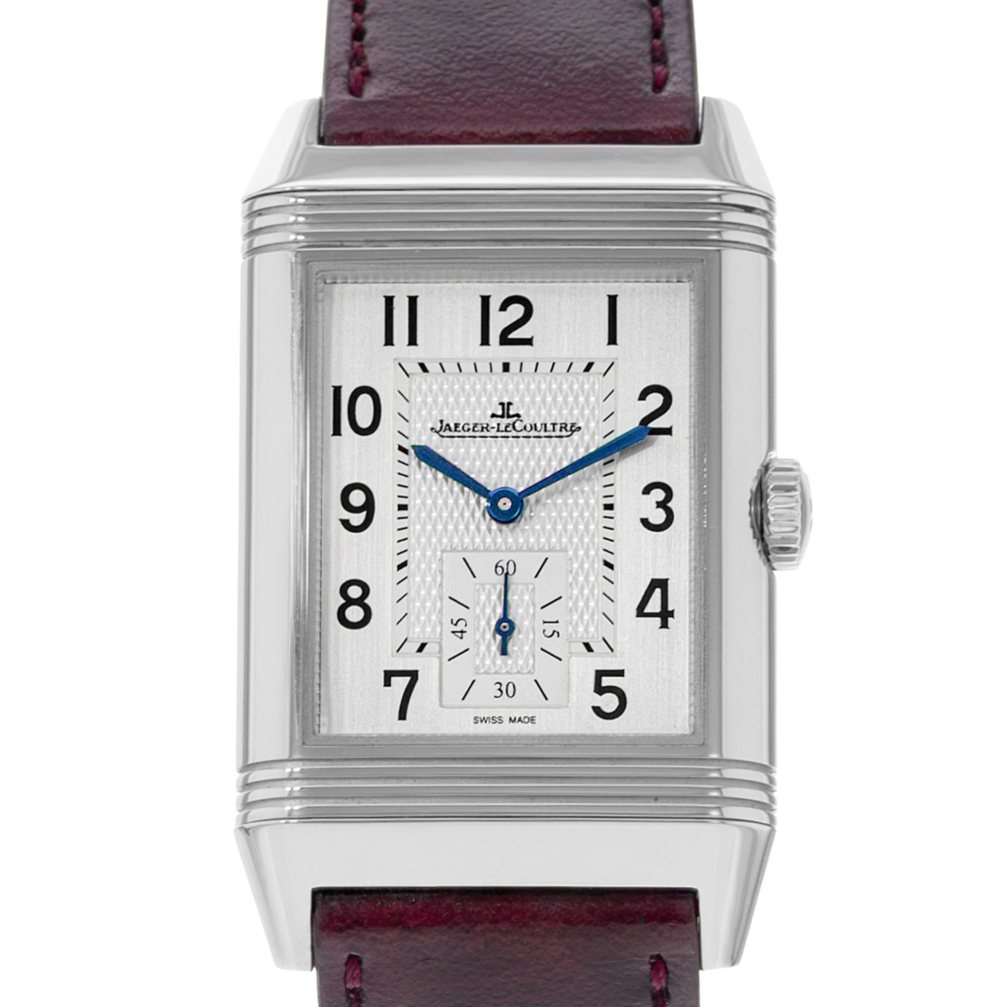 Jaeger-LeCoultre Reverso Classic Duoface Q3848422 47mm Steel Leather Papers 2018 thumbnail 1