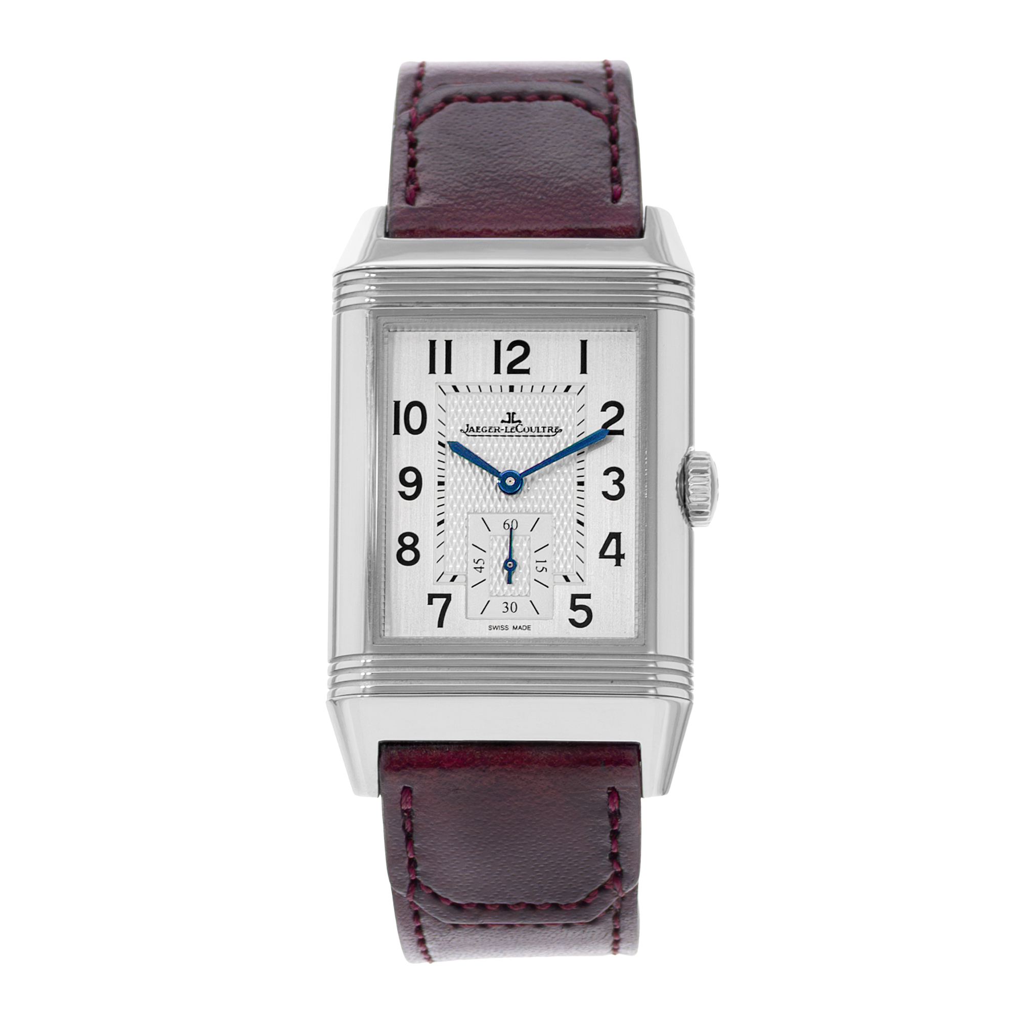 Jaeger-LeCoultre Reverso Classic Duoface Q3848422 47mm Steel Leather Papers 2018 thumbnail 2