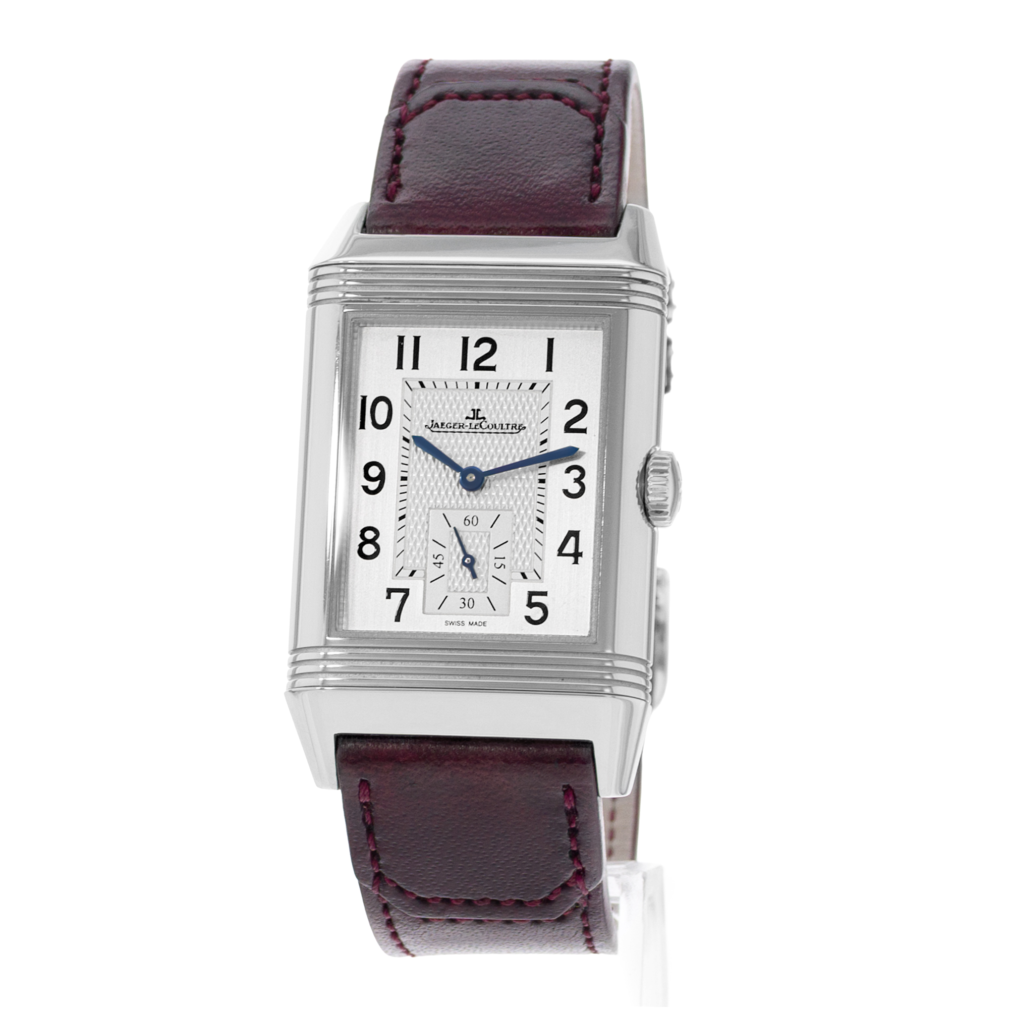 Jaeger-LeCoultre Reverso Classic Duoface Q3848422 47mm Steel Leather Papers 2018 thumbnail 4