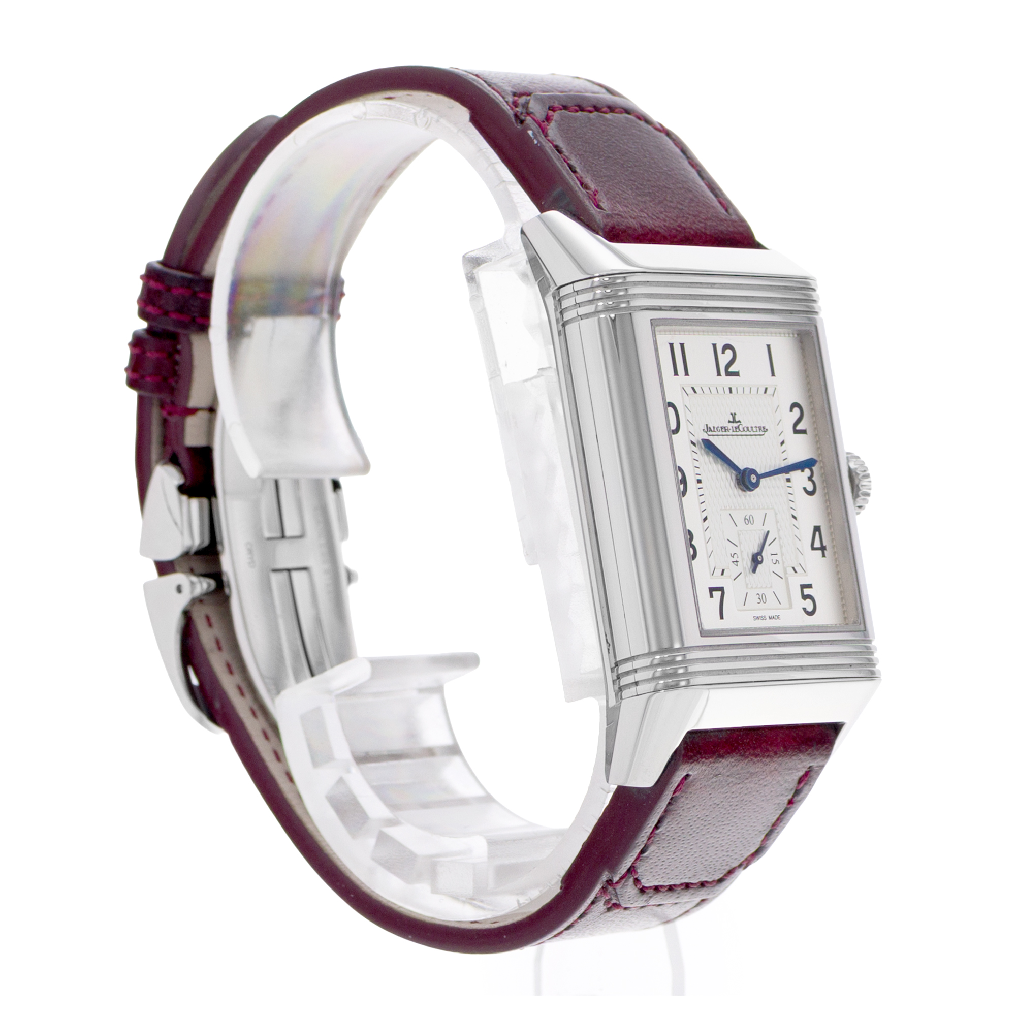 Jaeger-LeCoultre Reverso Classic Duoface Q3848422 47mm Steel Leather Papers 2018 thumbnail 6