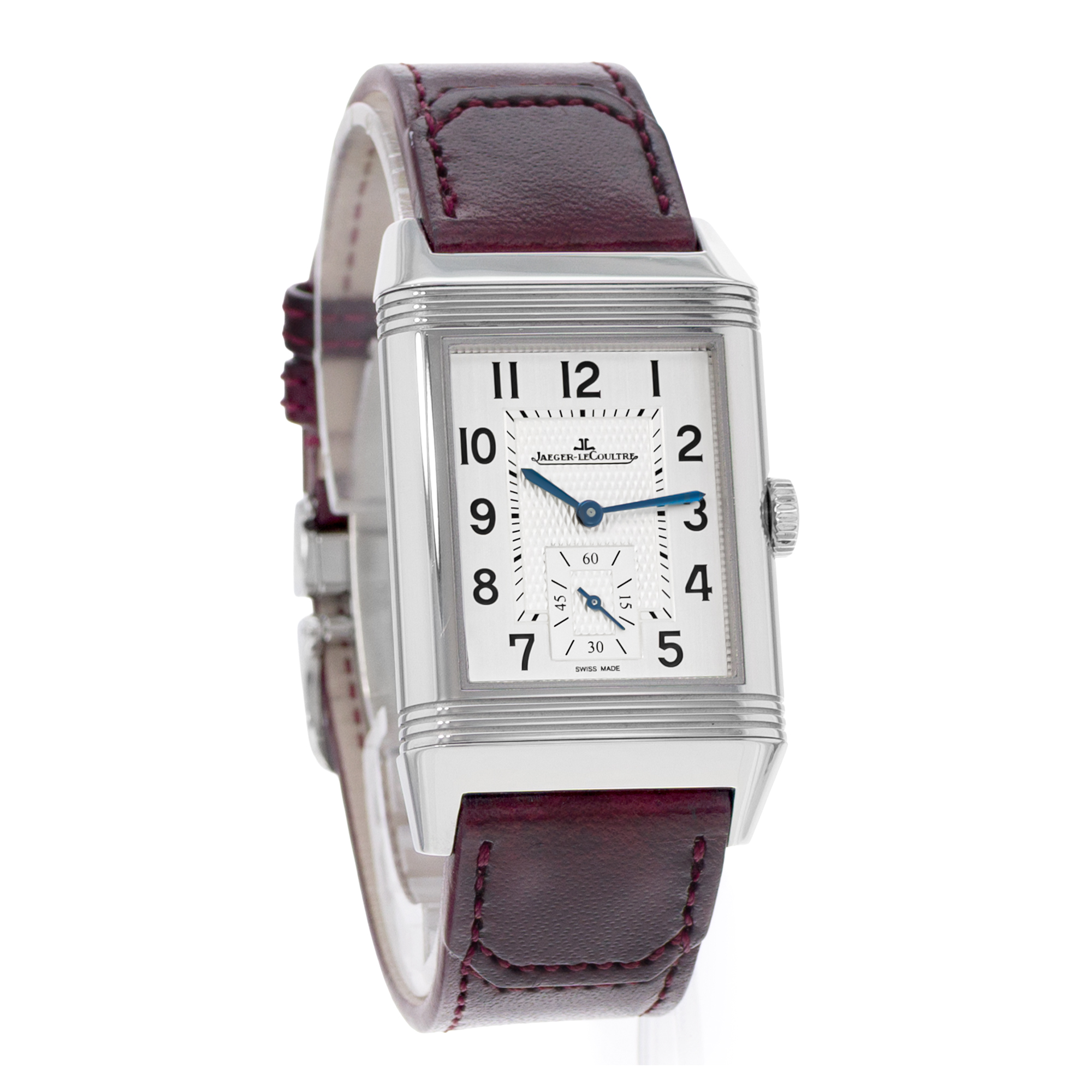 Jaeger-LeCoultre Reverso Classic Duoface Q3848422 47mm Steel Leather Papers 2018 thumbnail 7