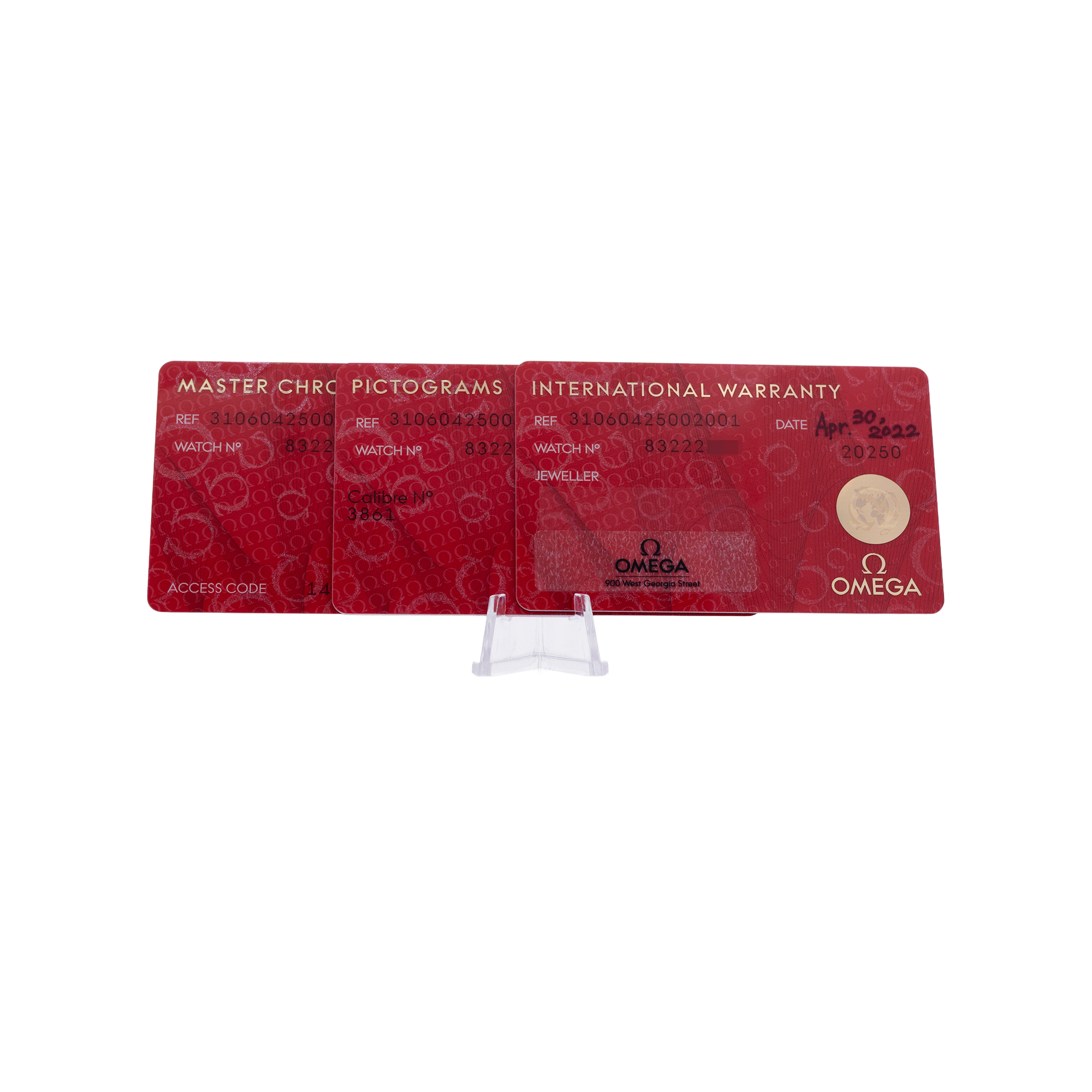 Omega Speedmaster Professional Moonwatch 310.60.42.50.02.001 18K Gold Box Papers thumbnail 3