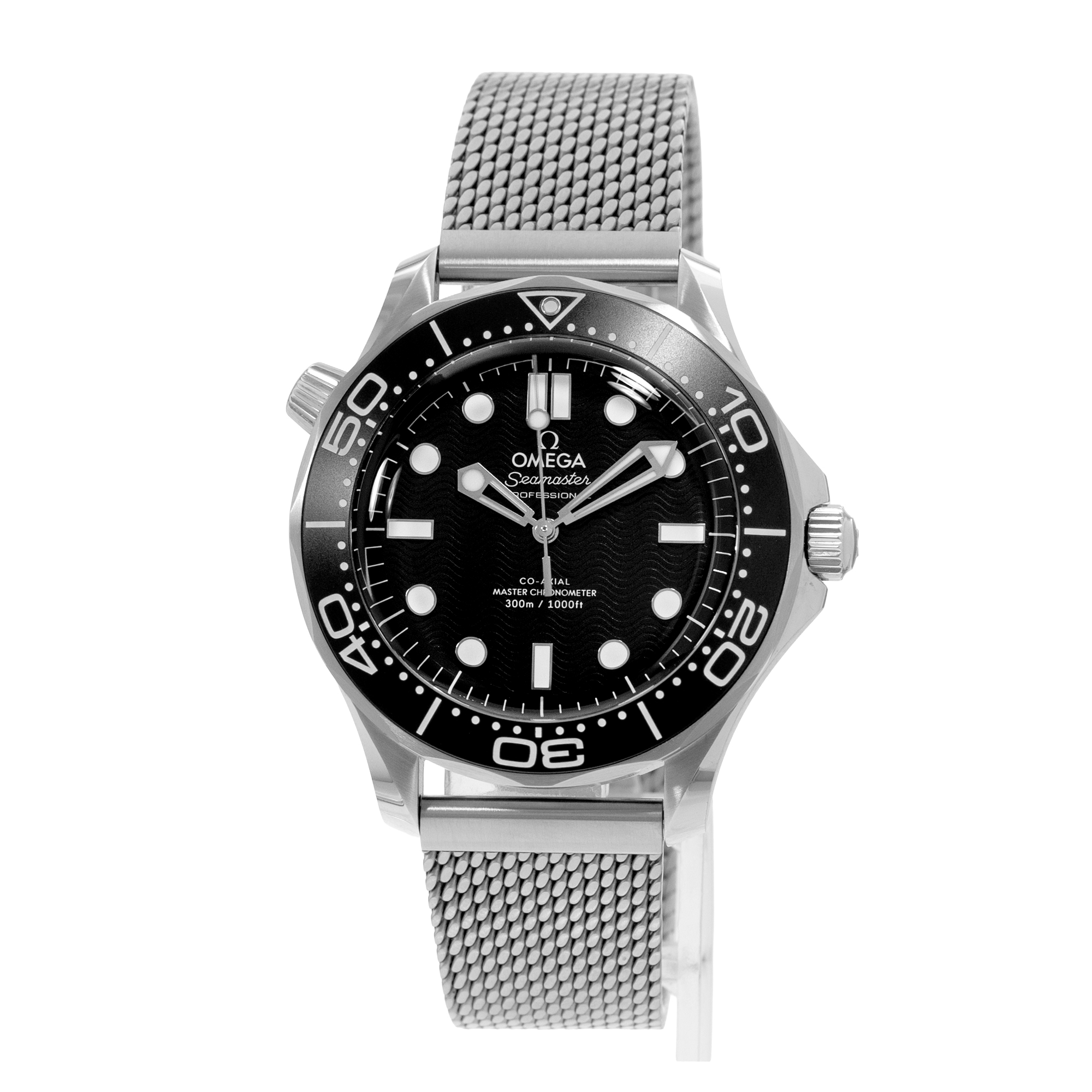 Omega Seamaster Diver 300 M 210.30.42.20.01.010 42mm Black Steel Box Card 2025 thumbnail 4