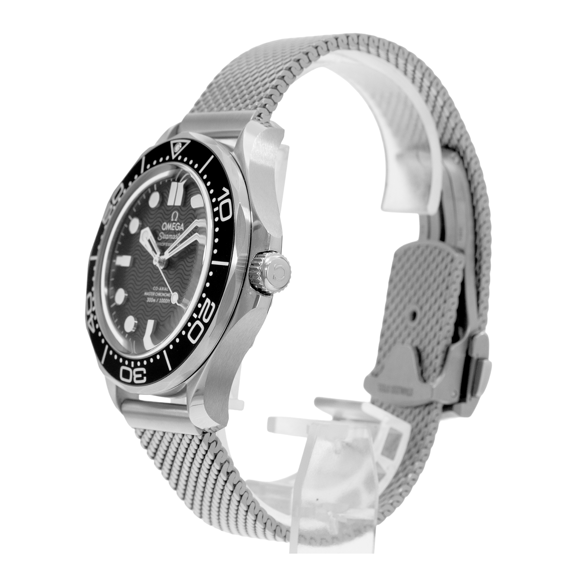Omega Seamaster Diver 300 M 210.30.42.20.01.010 42mm Black Steel Box Card 2025 thumbnail 5
