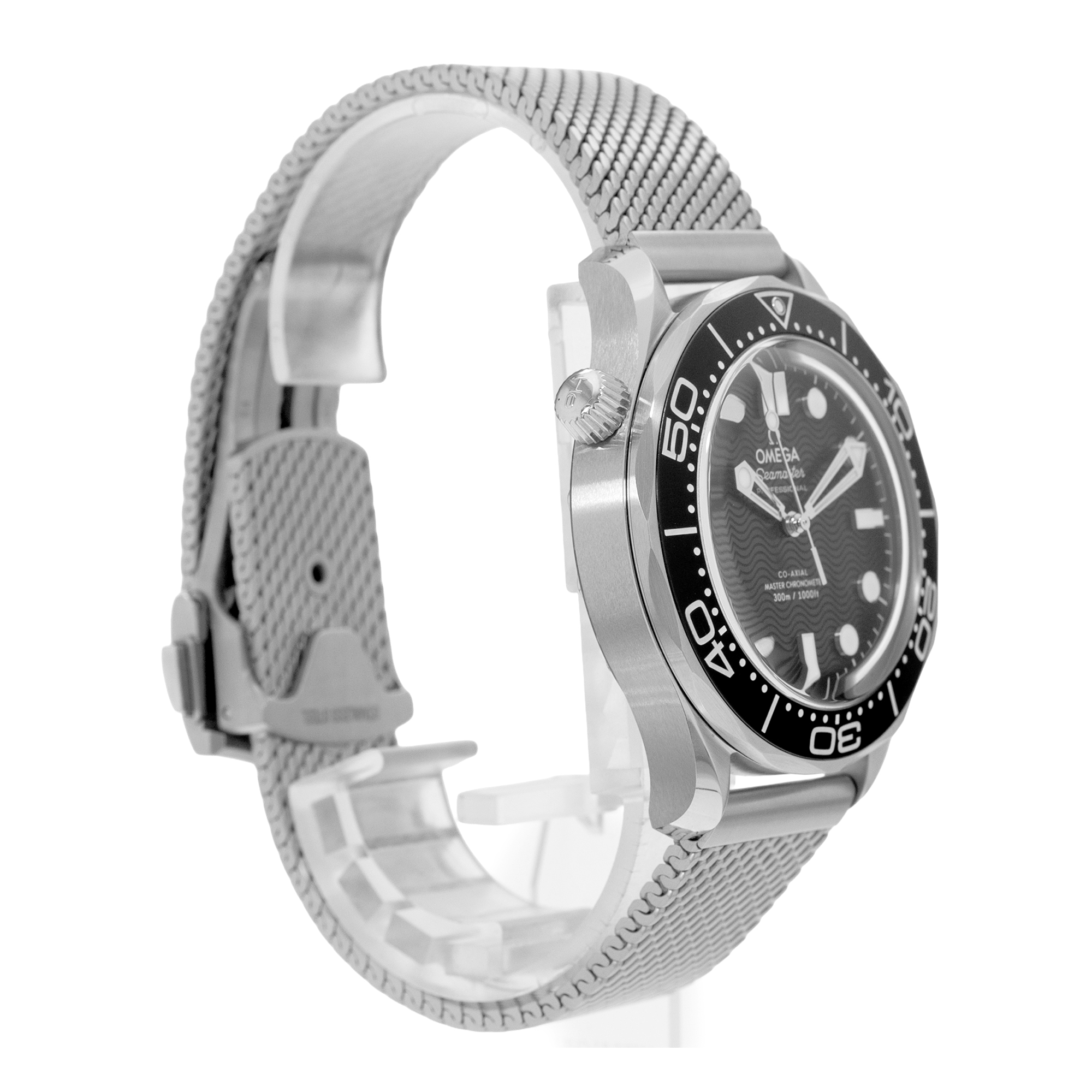 Omega Seamaster Diver 300 M 210.30.42.20.01.010 42mm Black Steel Box Card 2025 thumbnail 6
