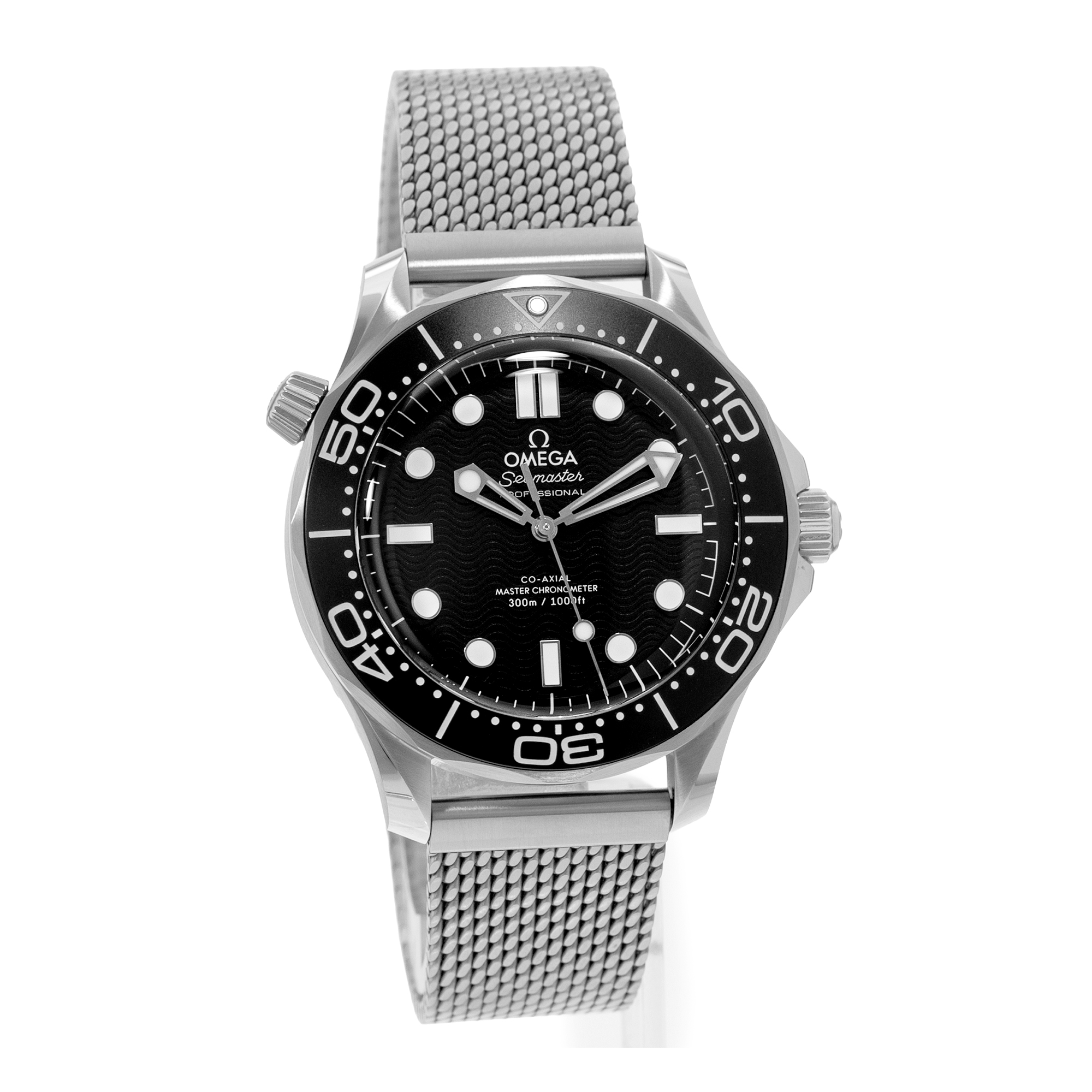 Omega Seamaster Diver 300 M 210.30.42.20.01.010 42mm Black Steel Box Card 2025 thumbnail 7