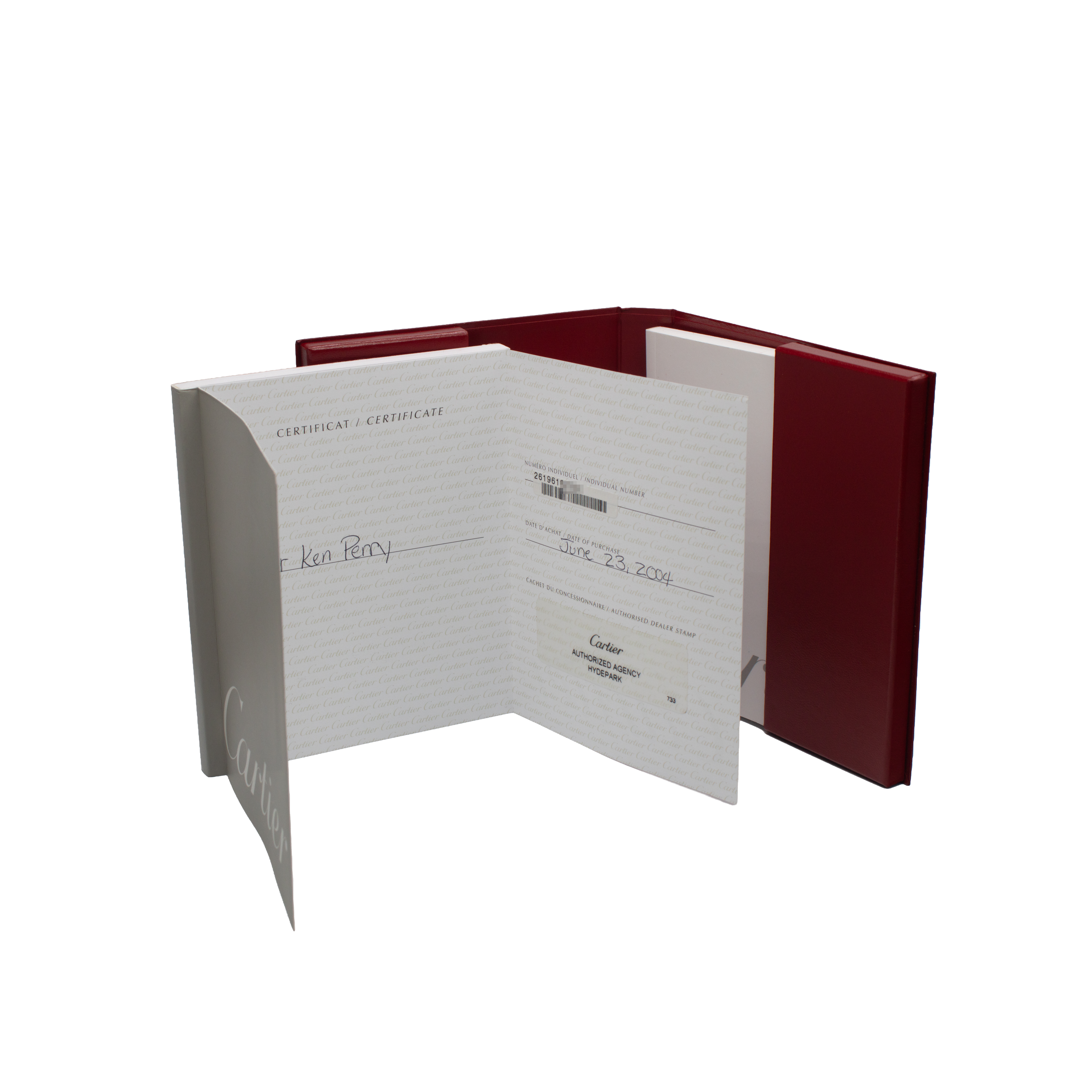 Cartier Roadster W62008Y3 2619 40mm Champagne Roman 18k Yellow Gold Papers 2004 thumbnail 3