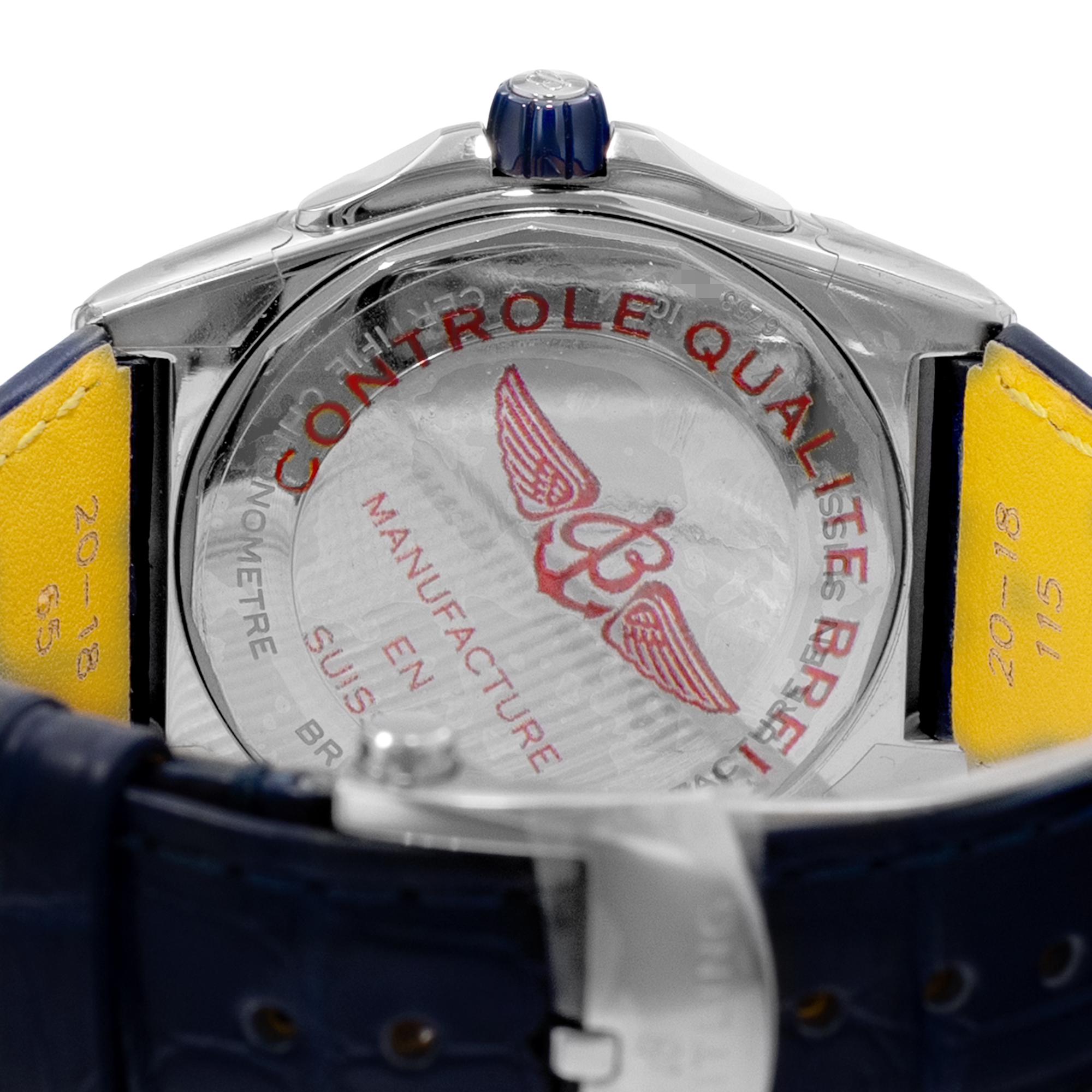 Breitling Chronomat A17356531C1P1 38mm Diamond Ice Blue Steel Stickers 2025 thumbnail 8