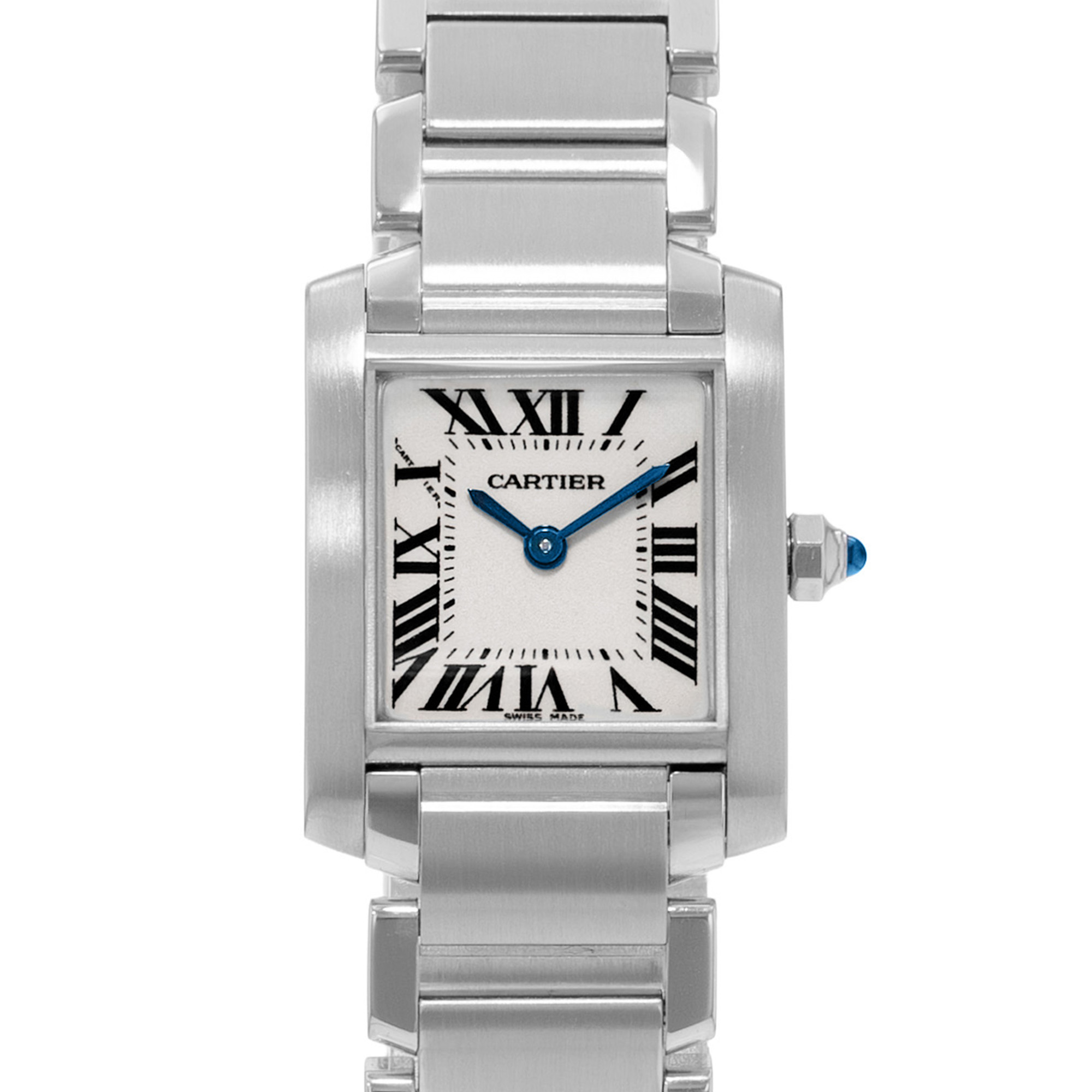 Cartier Tank Francaise W51008Q3 2384 20mm Silver Dial Steel Ladies Watch 2010 thumbnail 1