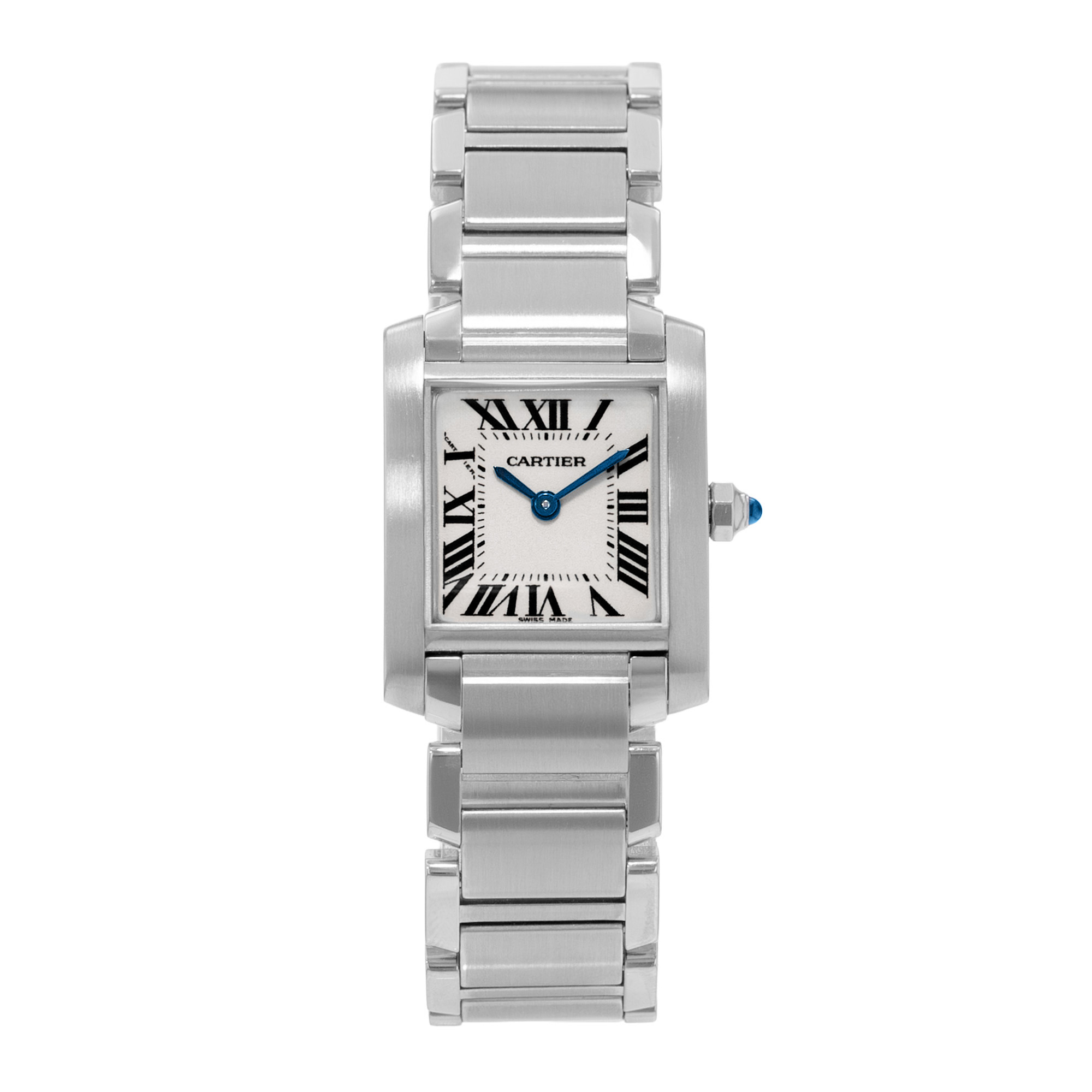 Cartier Tank Francaise W51008Q3 2384 20mm Silver Dial Steel Ladies Watch 2010 thumbnail 2
