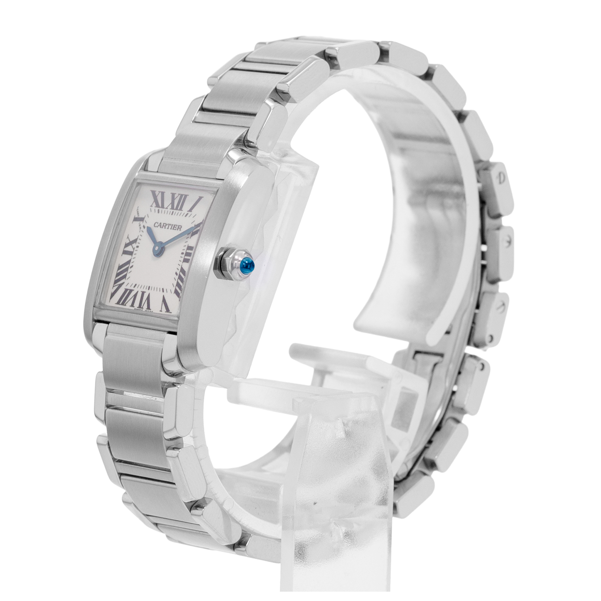 Cartier Tank Francaise W51008Q3 2384 20mm Silver Dial Steel Ladies Watch 2010 thumbnail 4