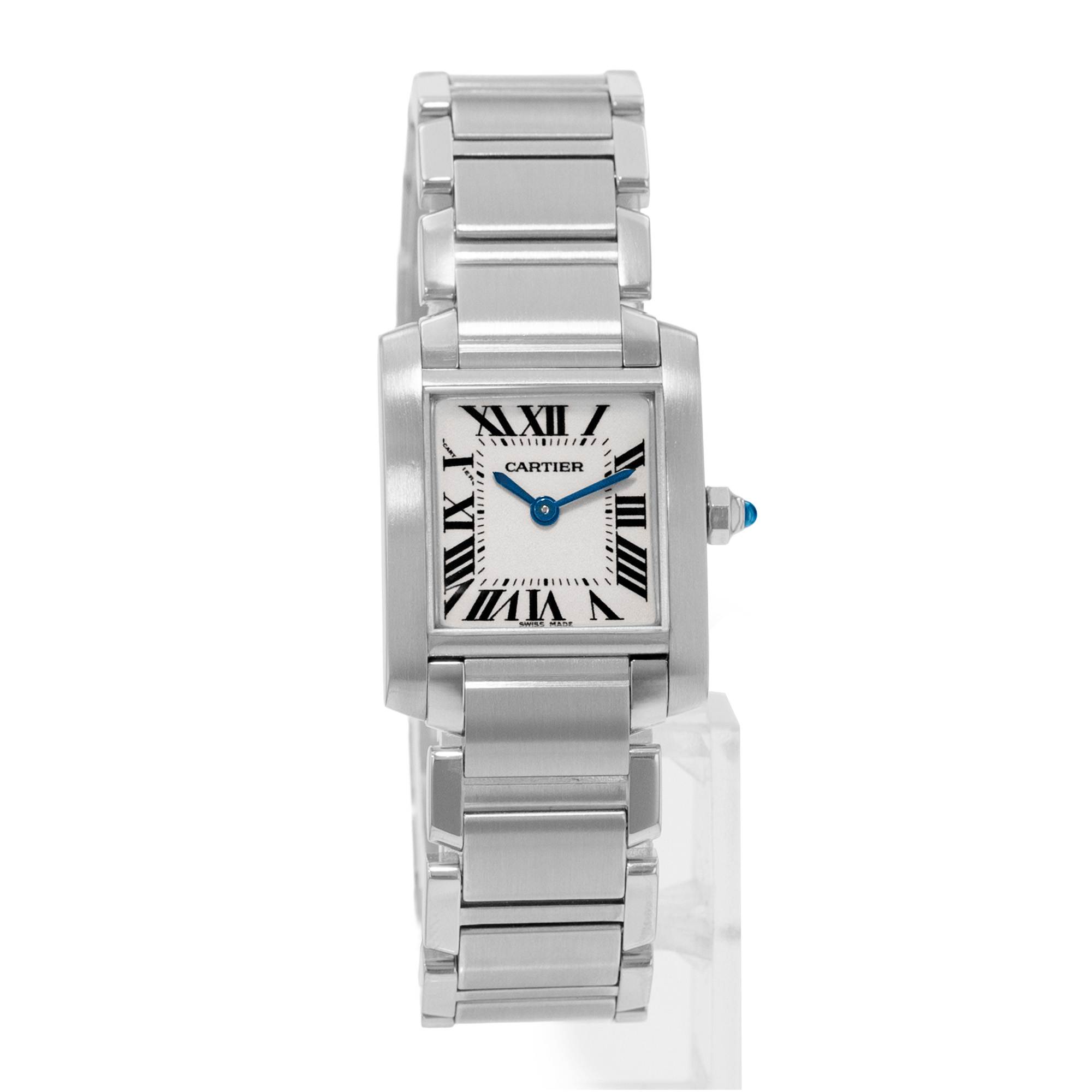 Cartier Tank Francaise W51008Q3 2384 20mm Silver Dial Steel Ladies Watch 2010 thumbnail 6