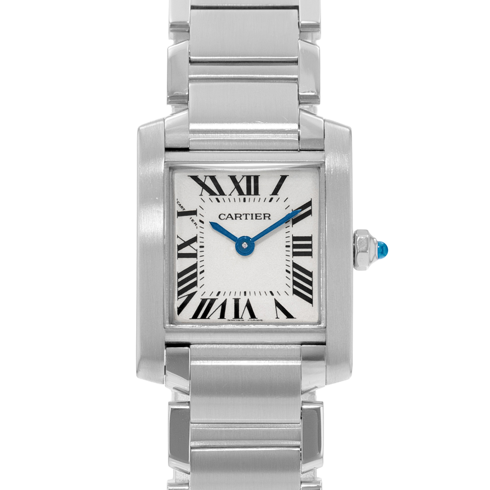 Cartier Tank Francaise W51008Q3 2384 20mm Silver Dial Steel Ladies Watch 2010 thumbnail 1