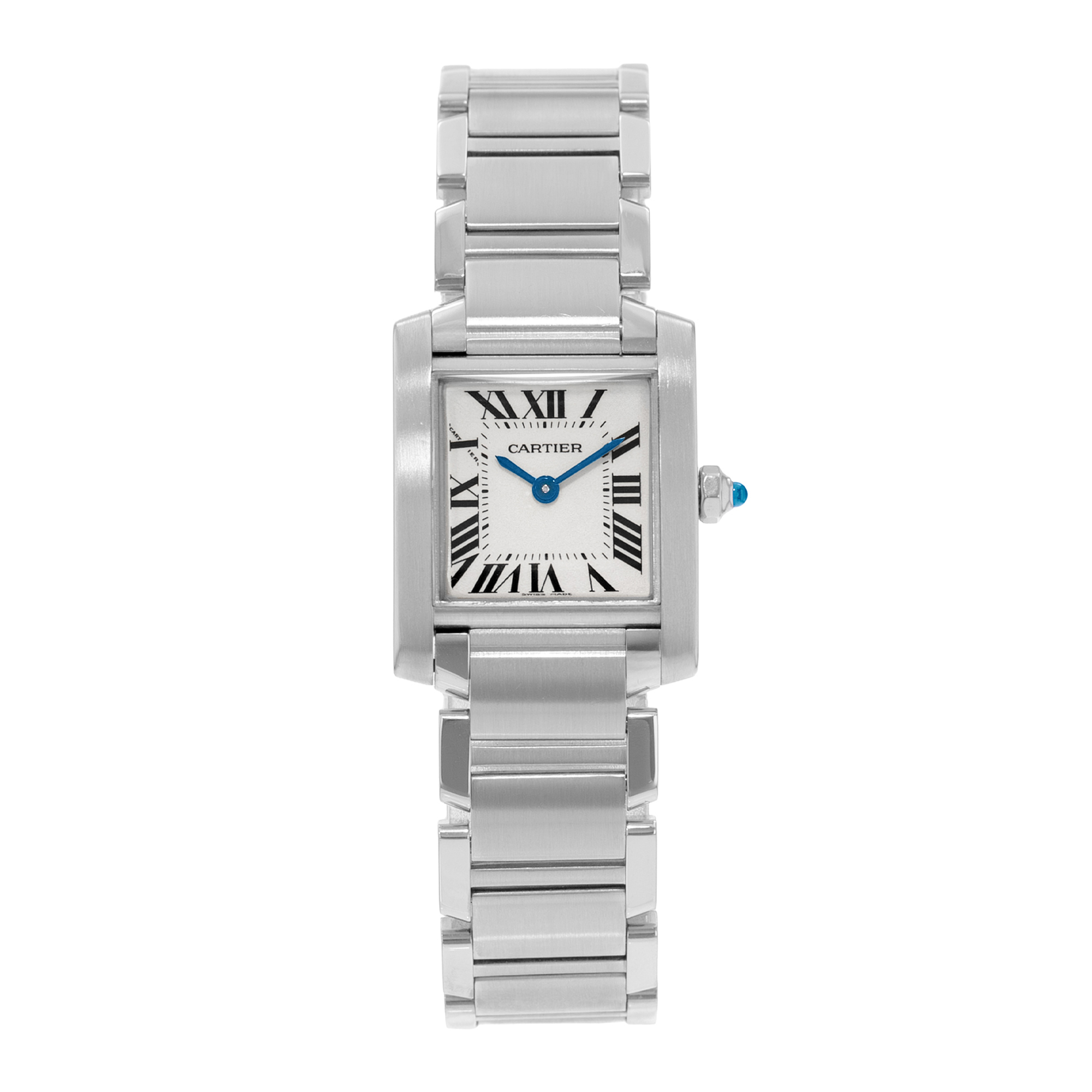Cartier Tank Francaise W51008Q3 2384 20mm Silver Dial Steel Ladies Watch 2010 thumbnail 2