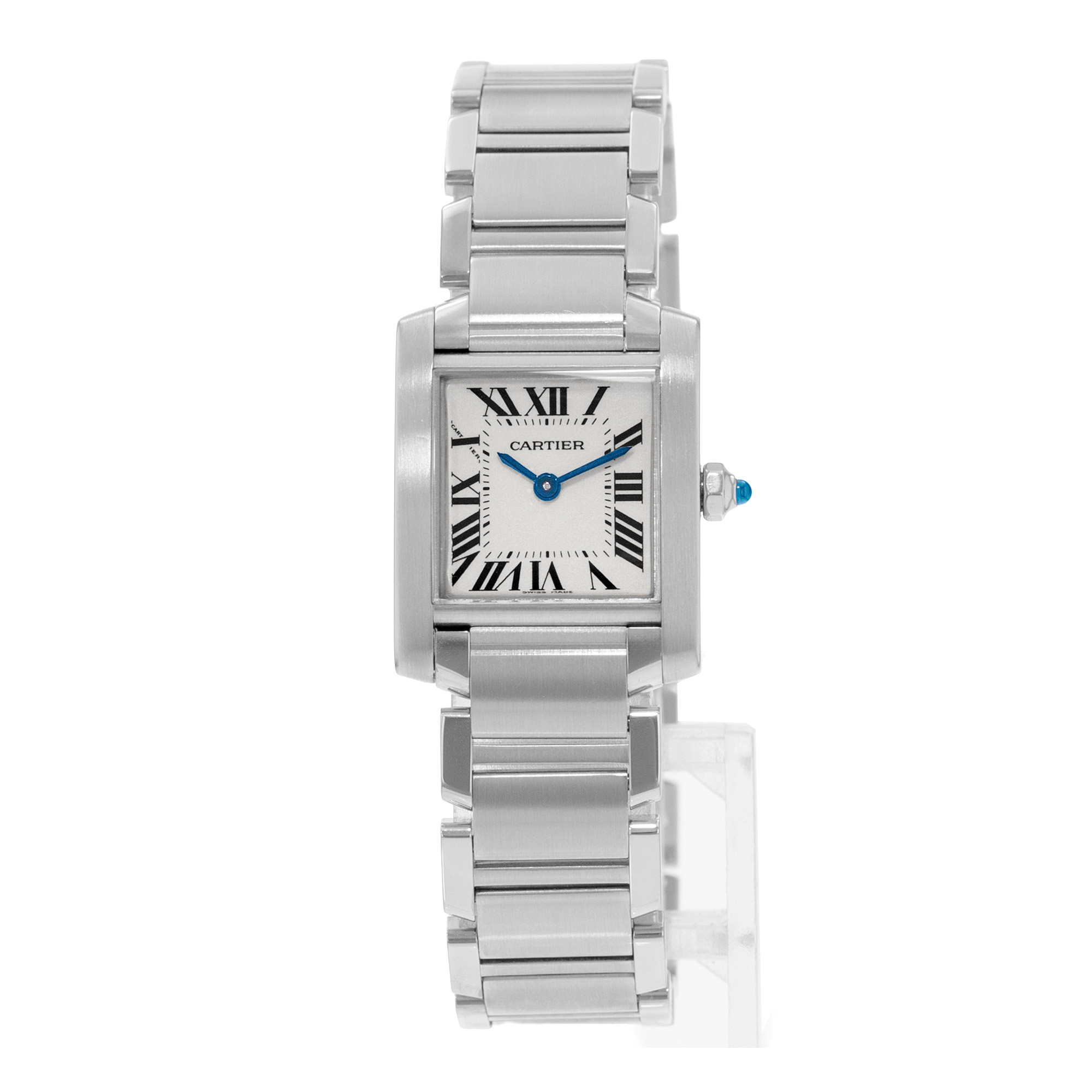 Cartier Tank Francaise W51008Q3 2384 20mm Silver Dial Steel Ladies Watch 2010 thumbnail 3