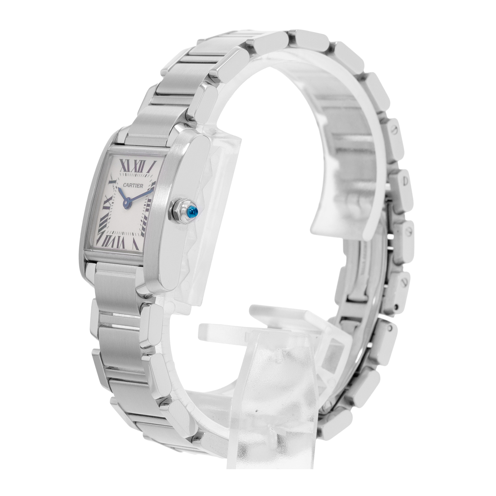 Cartier Tank Francaise W51008Q3 2384 20mm Silver Dial Steel Ladies Watch 2010 thumbnail 4