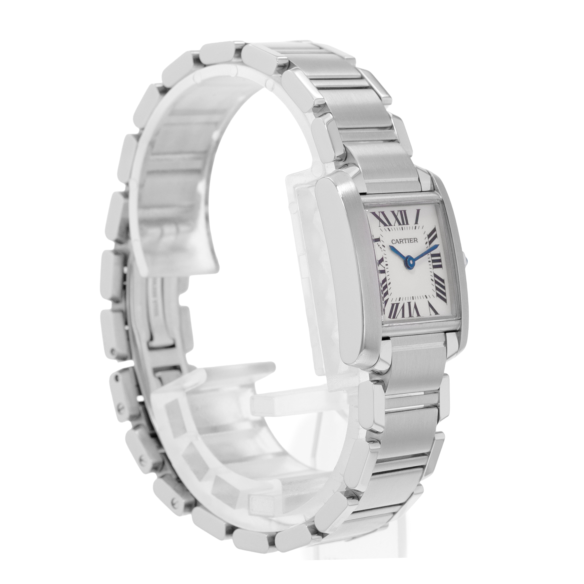 Cartier Tank Francaise W51008Q3 2384 20mm Silver Dial Steel Ladies Watch 2010 thumbnail 5